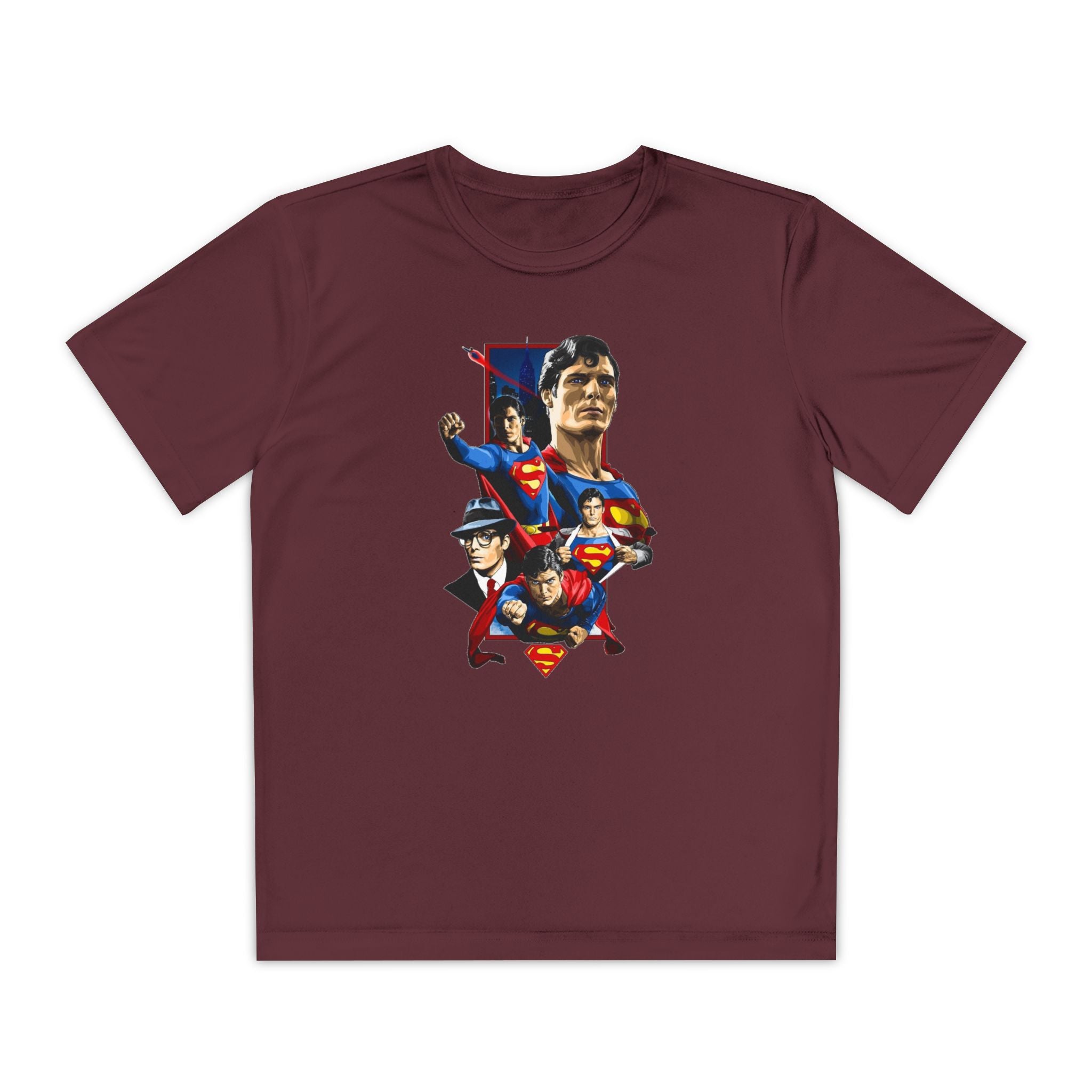 Superman Youth T-Shirt Sports Graphic Tee, Cool Athletic Shirt for Kids, Perfect for Sports Events, Team Spirit
