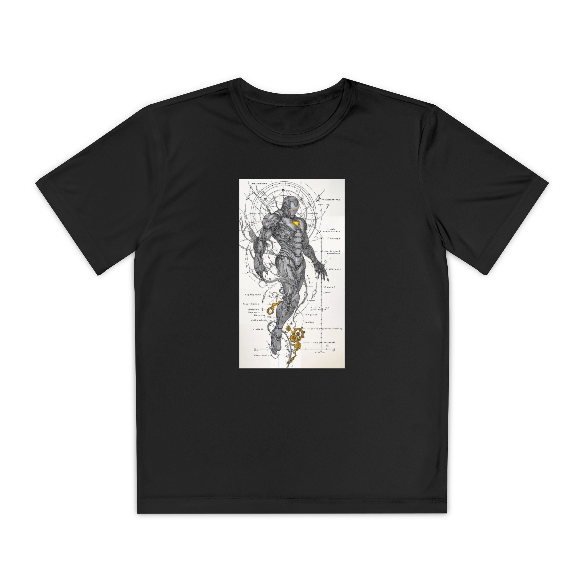 Superhero Youth T-Shirt Sports Graphic Tee, Cool Athletic Shirt for Kids