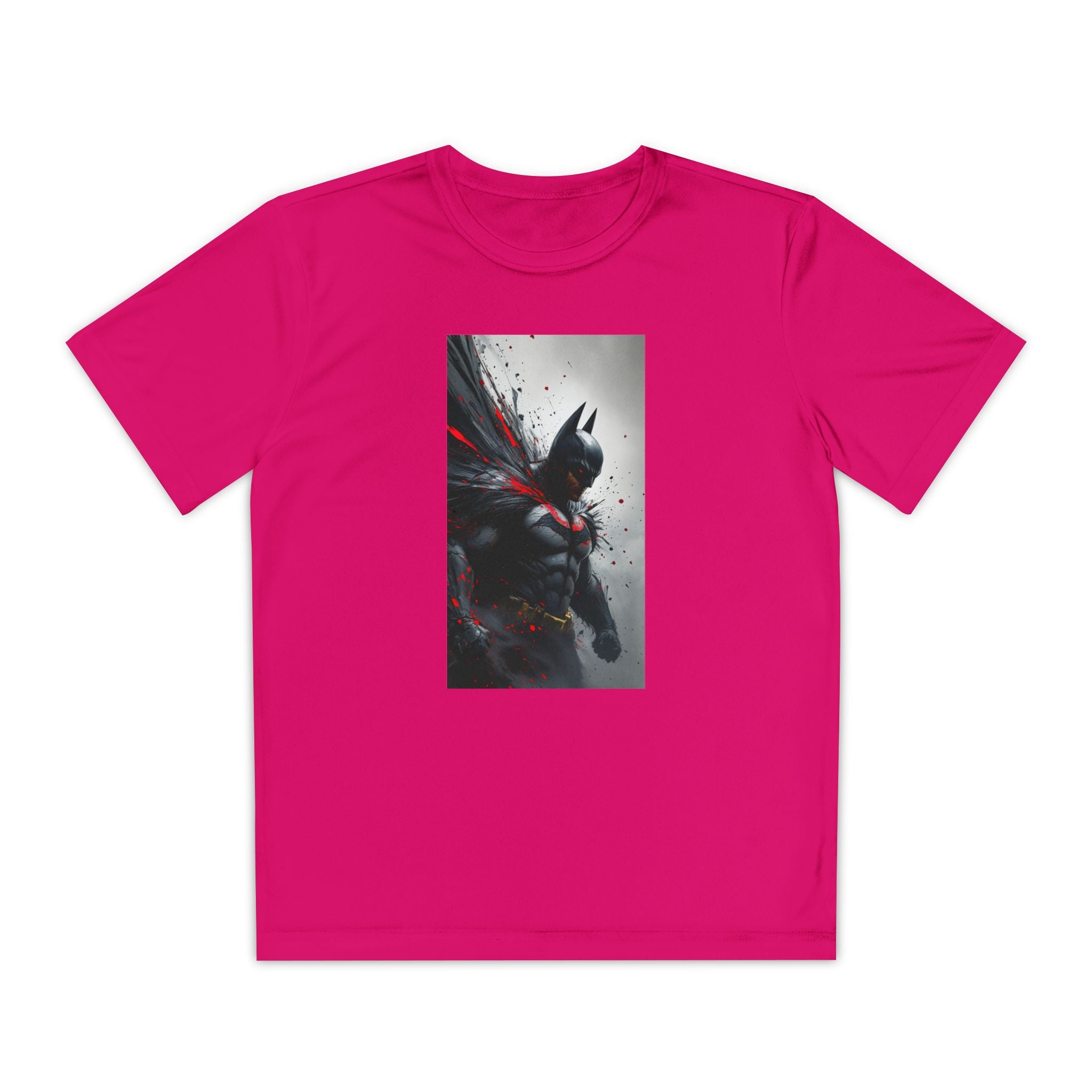 Batman Superhero Marvel Patriotic, Kids Graphic T-Shirt, Boys Hero Top, Girls Comic Book Clothing, Birthday