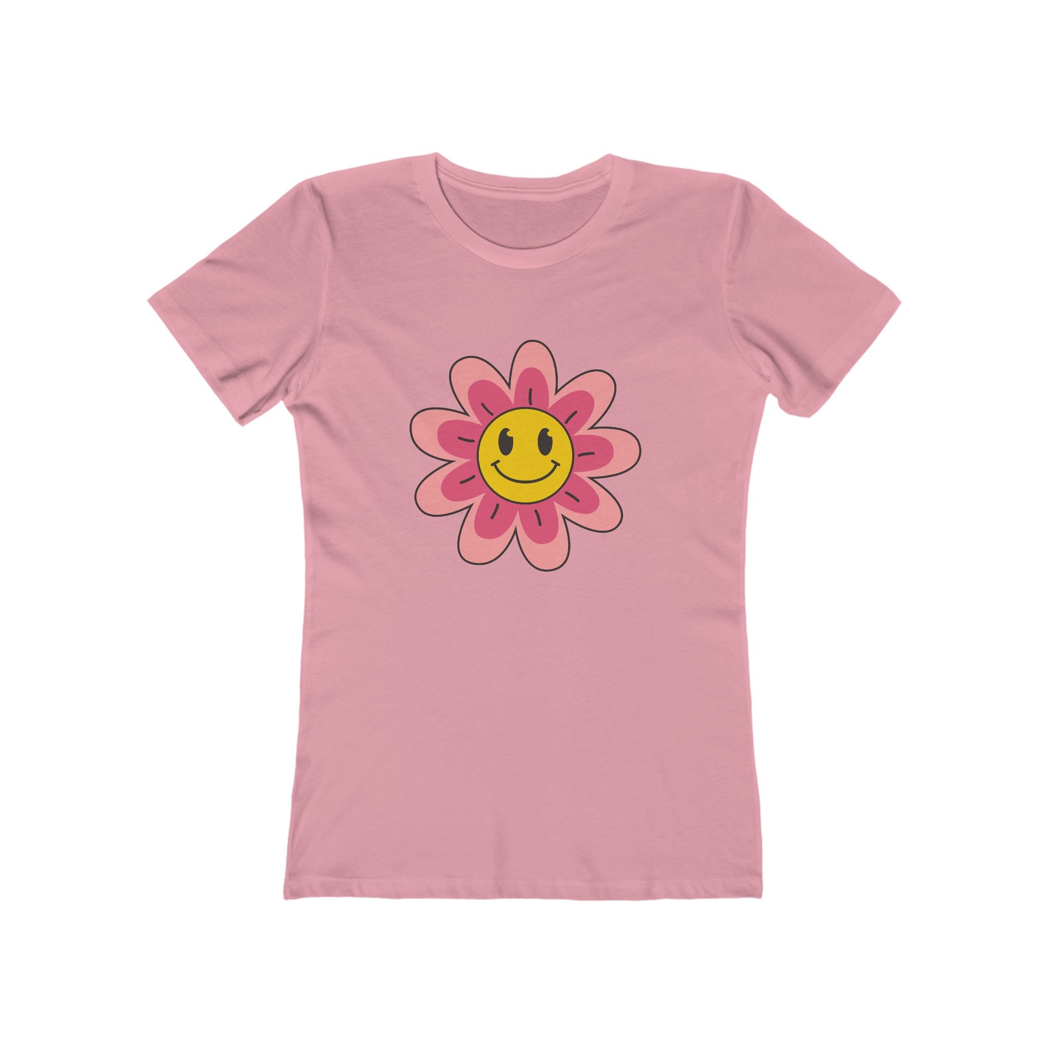 Flower Women's Tshirt, Floral Graphic Tee, Casual Top for Her, Spring Blossom Shirt, Botanical Print Blouse