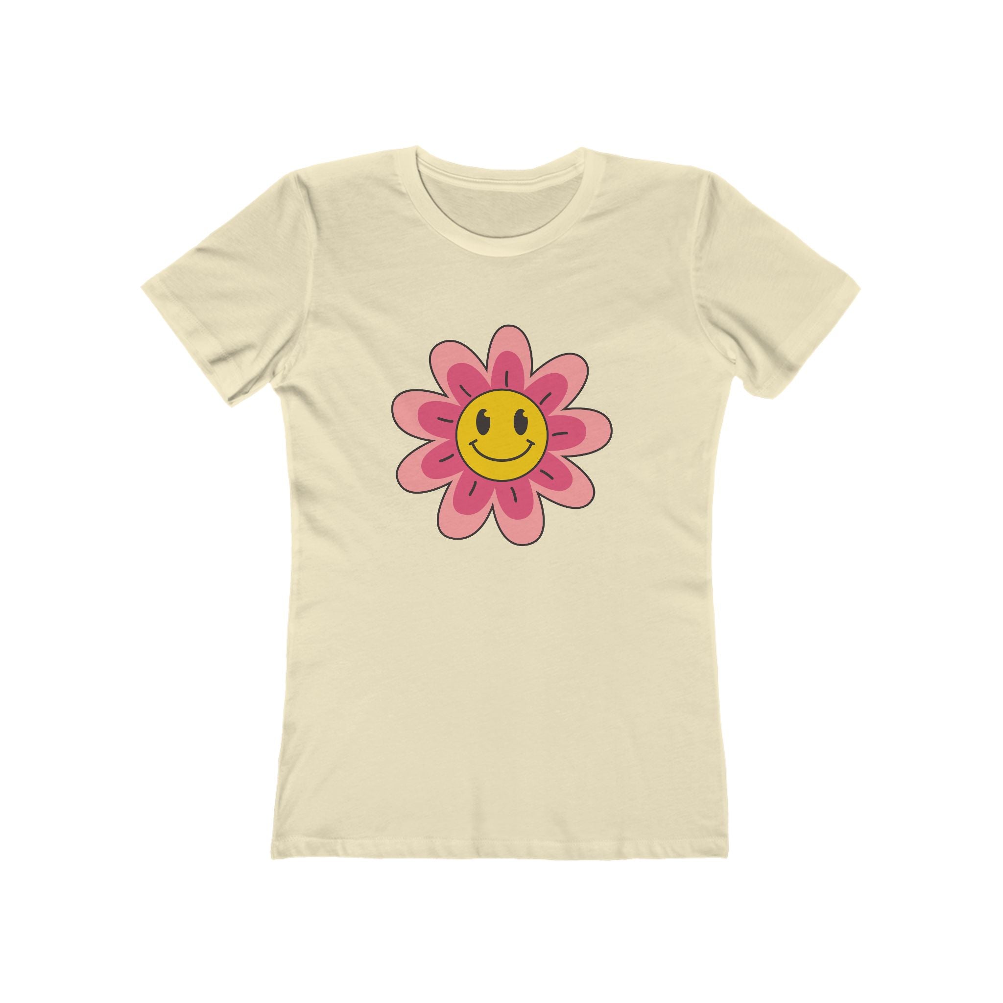 Flower Women's Tshirt, Floral Graphic Tee, Casual Top for Her, Spring Blossom Shirt, Botanical Print Blouse