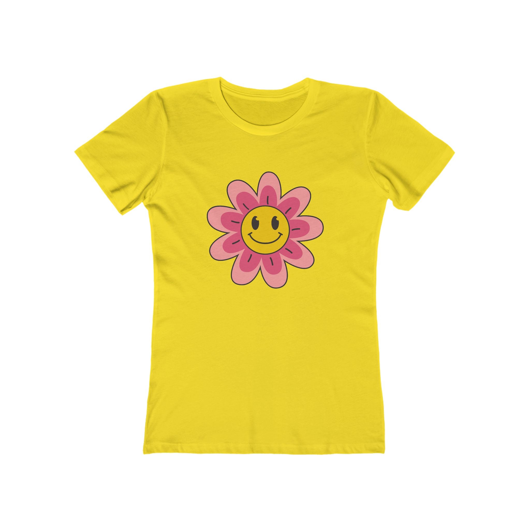 Flower Women's Tshirt, Floral Graphic Tee, Casual Top for Her, Spring Blossom Shirt, Botanical Print Blouse