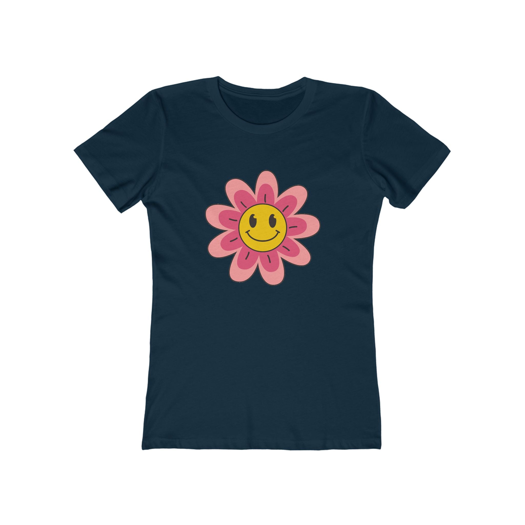 Flower Women's Tshirt, Floral Graphic Tee, Casual Top for Her, Spring Blossom Shirt, Botanical Print Blouse