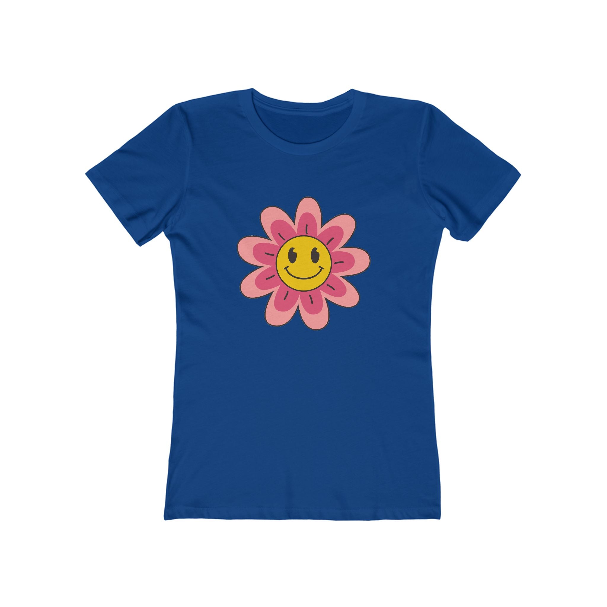 Flower Women's Tshirt, Floral Graphic Tee, Casual Top for Her, Spring Blossom Shirt, Botanical Print Blouse