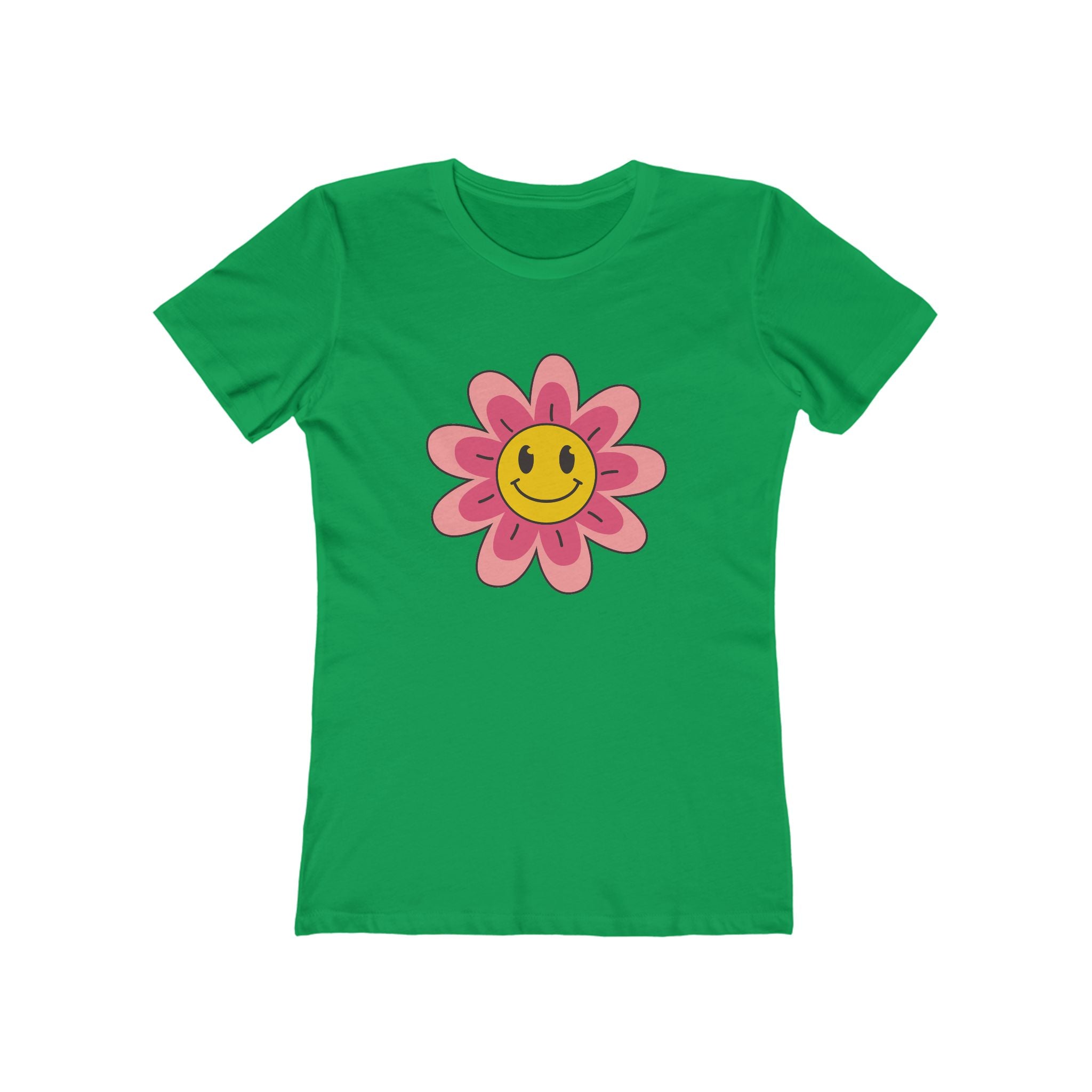 Flower Women's Tshirt, Floral Graphic Tee, Casual Top for Her, Spring Blossom Shirt, Botanical Print Blouse