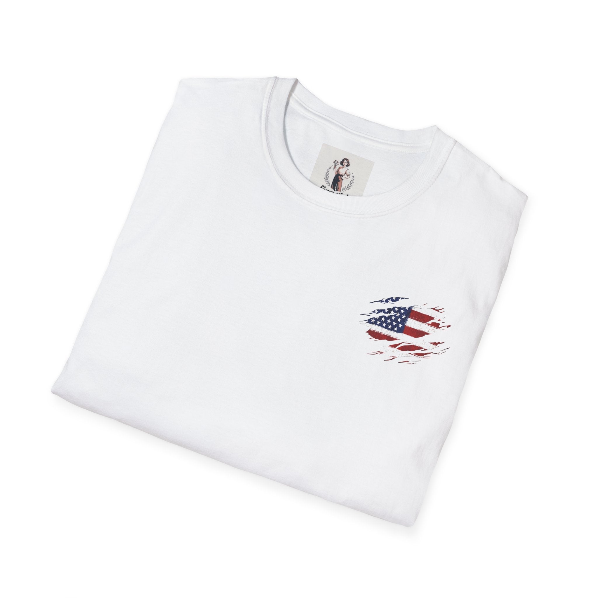 Paramedic Patriotic T-Shirt - USA Flag Tee, Fourth of July Shirt, American Pride Top, Independence Day Apparel, Red White Blue