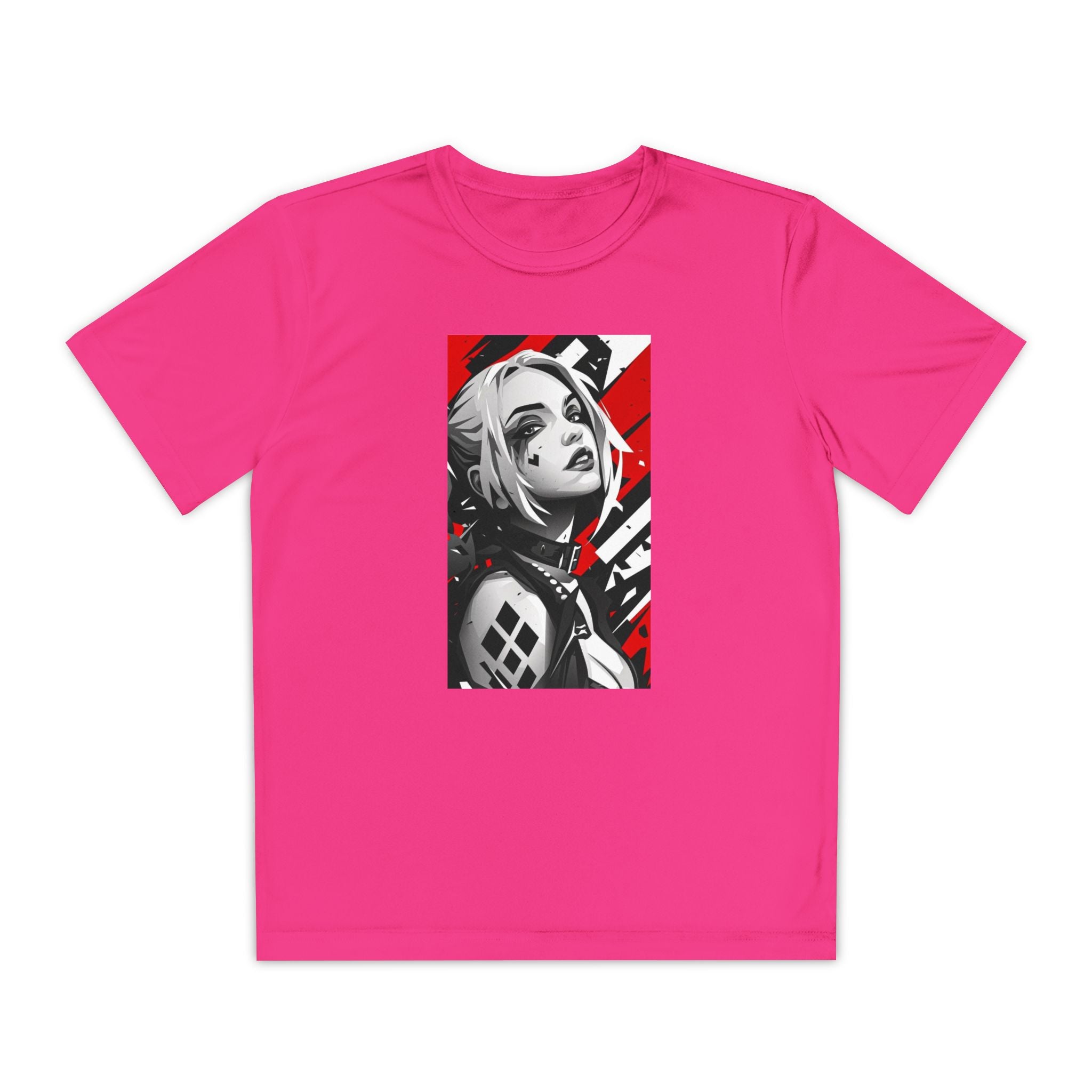 Superhero Youth T-Shirt Sports Graphic Tee, Cool Athletic Shirt for Kids