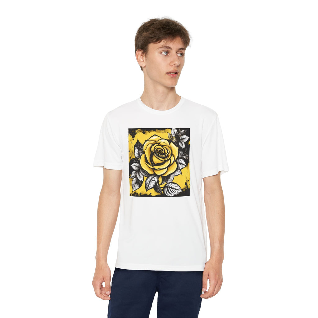 Flower Youth Tshirt, Girls Floral Tee, Kids Spring Shirt, Children's Botanical Top, Teen Blossom T-Shirt