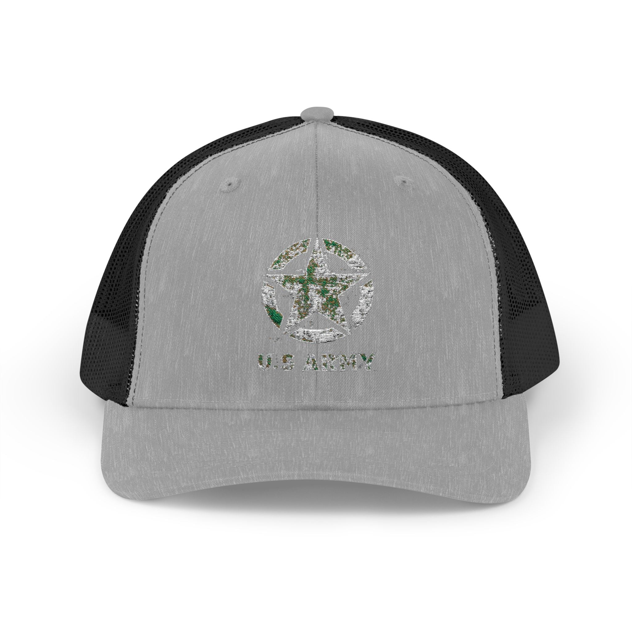 US Army Patriotic Snapback Trucker Cap with Thin Red Line Design, Ideal for First Responders, Supportive Gifts, Memorials, Everyday Wear
