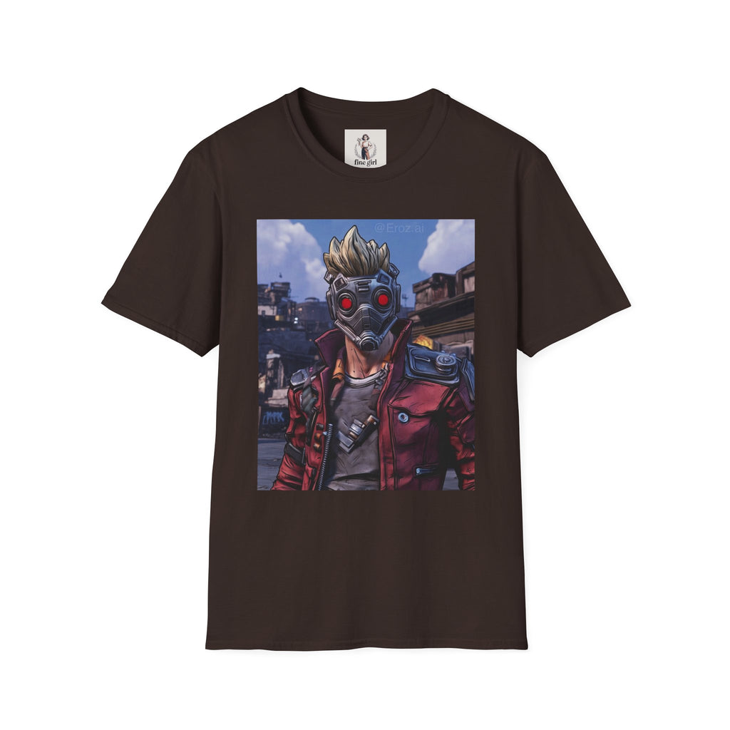 Star-Lord Superhero Marvel Unisex Softstyle T-Shirt, Comic Book Tee, Geeky Clothing, Cosplay Costume Top