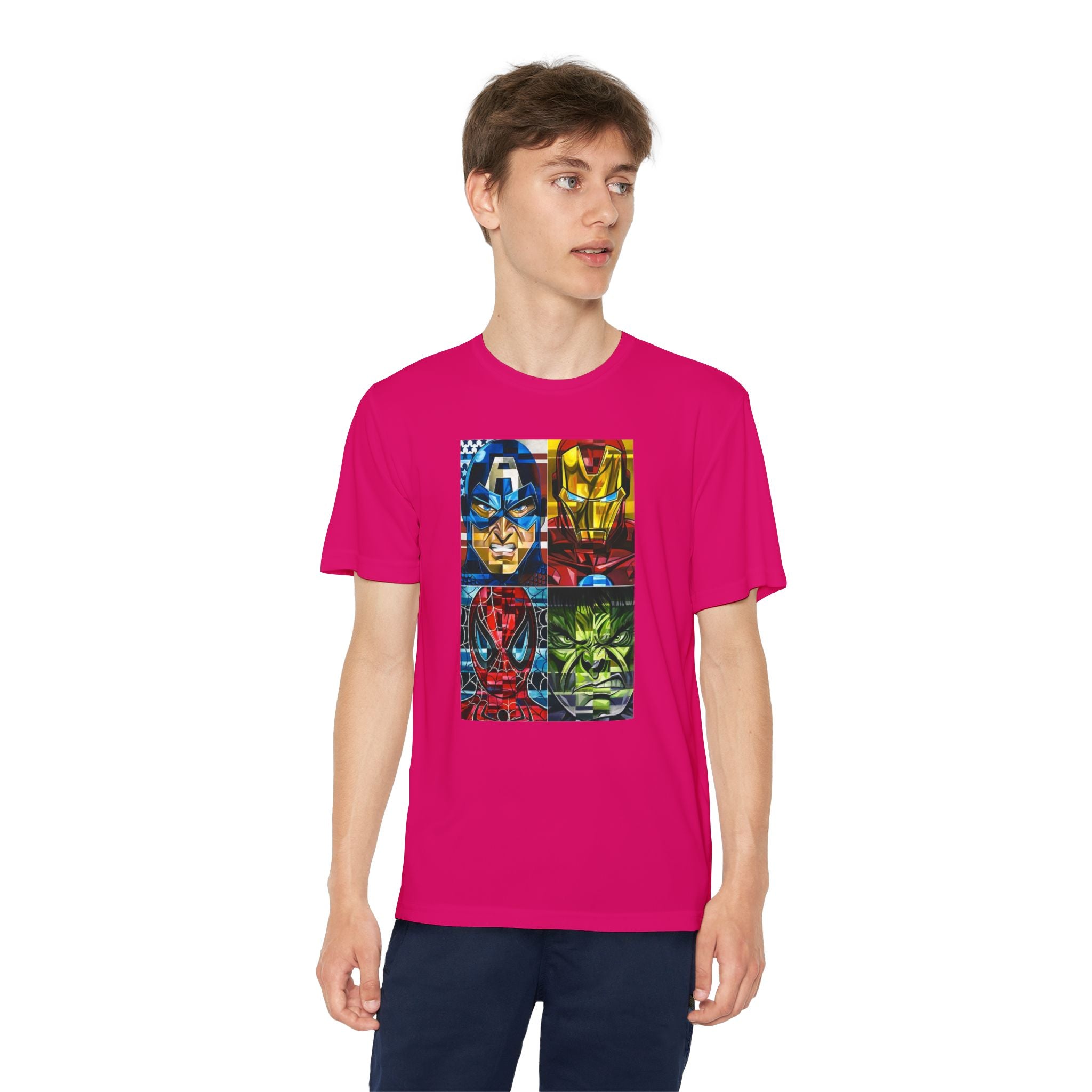 Advengers Youth T-Shirt Sports Graphic Tee, Cool Athletic Shirt for Kids, Perfect for Sports Events, Team Spirit