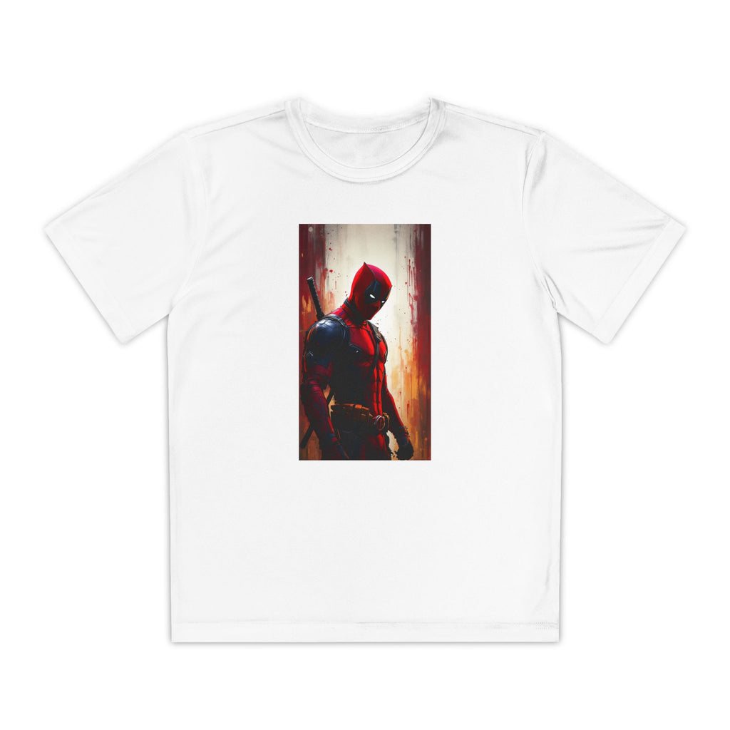 Deadpool Superhero Marvel Patriotic, Kids Graphic T-Shirt, Boys Hero Top, Girls Comic Book Clothing, Birthday