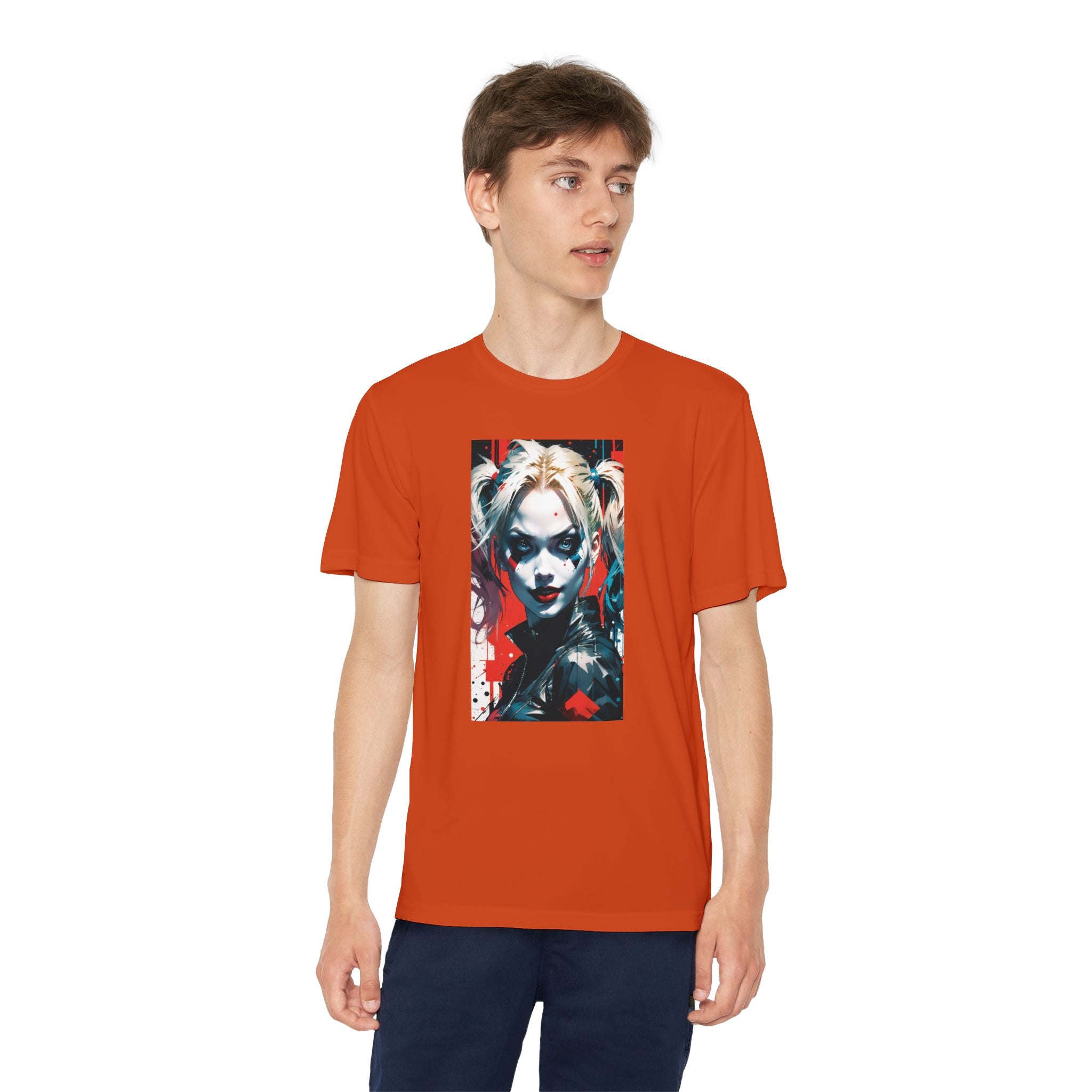 Superhero Youth T-Shirt Sports Graphic Tee, Cool Athletic Shirt for Kids