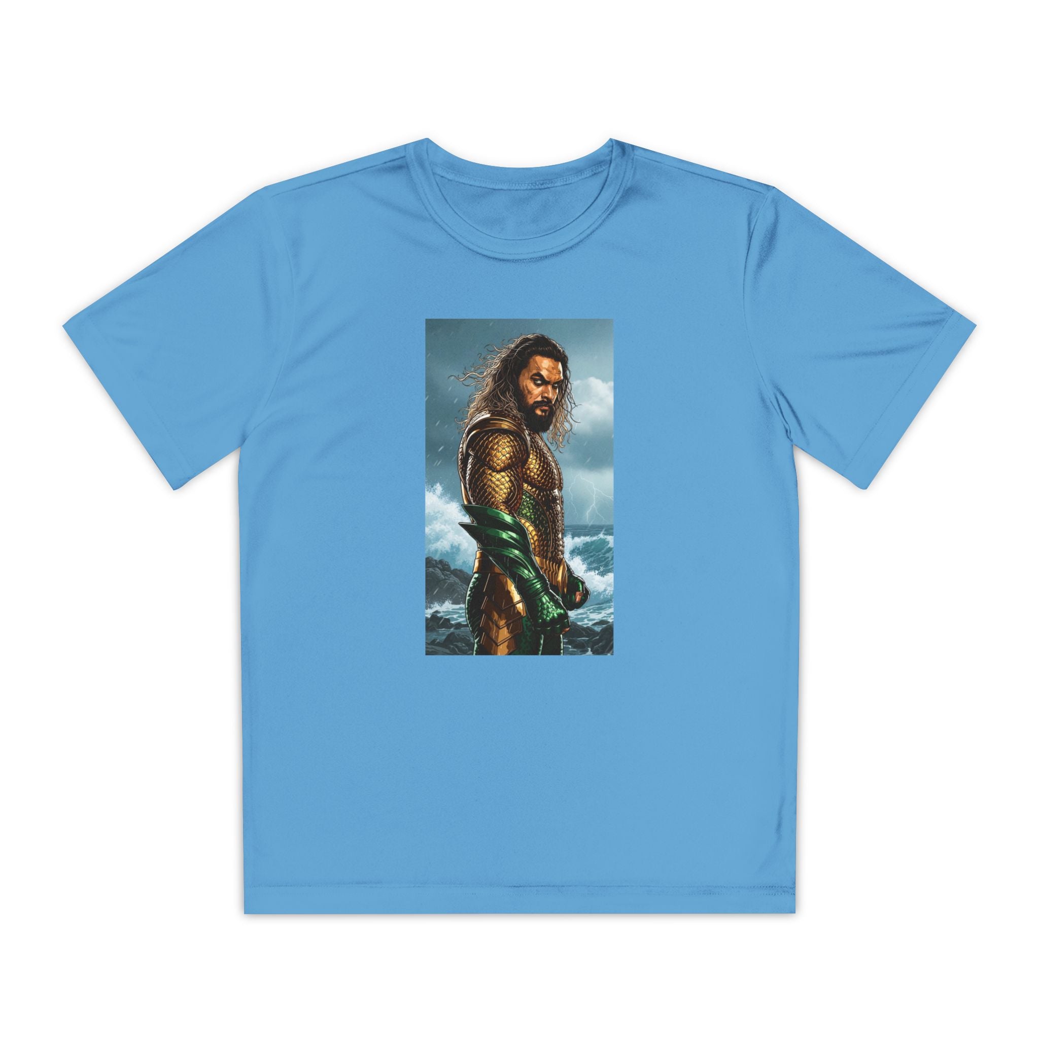 Aquaman Superhero Youth Tee, Kids Superhero Shirt, Child Aquaman T-shirt, Comic Book Tee, Superhero Fan Gift