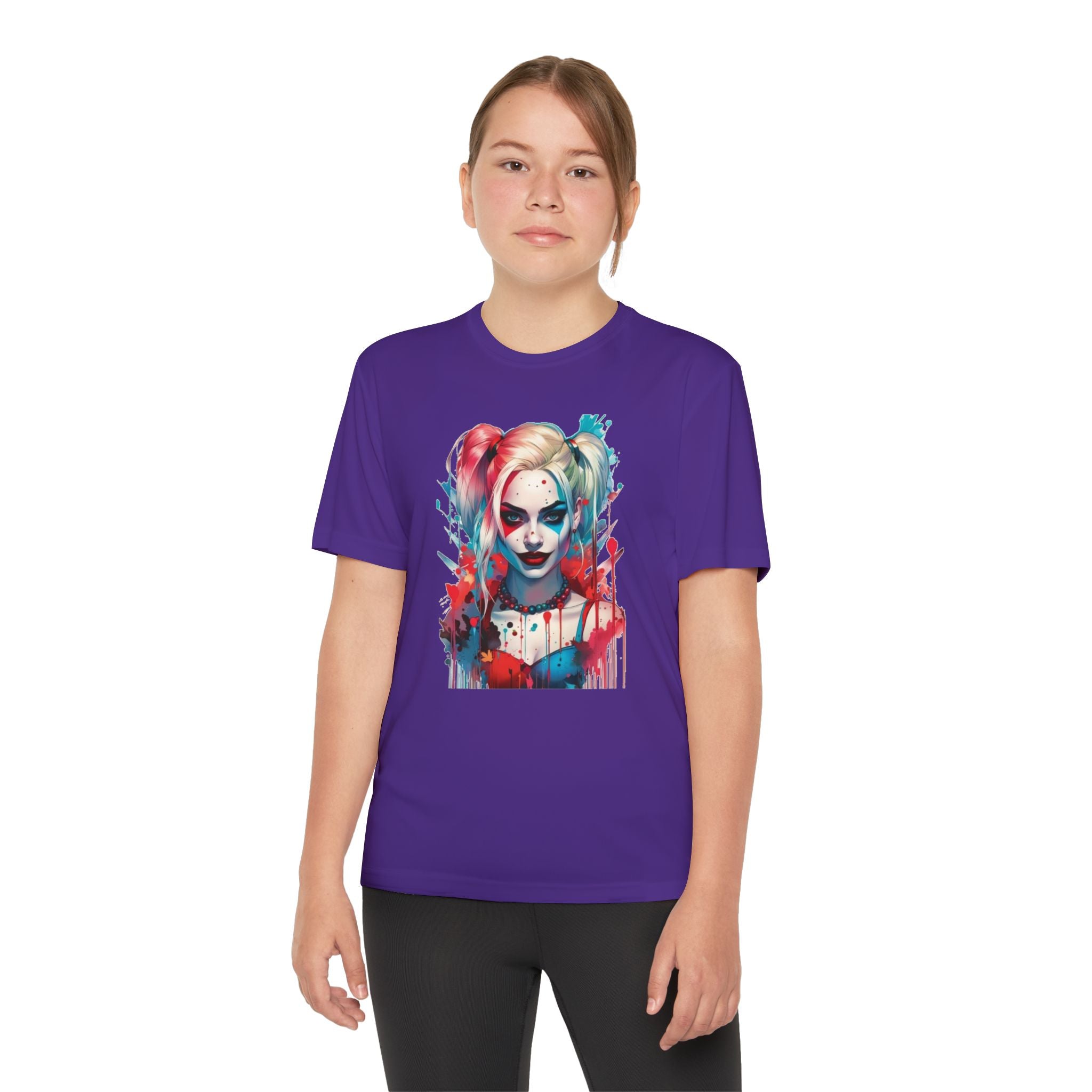 Superhero Youth T-Shirt Sports Graphic Tee, Cool Athletic Shirt for Kids