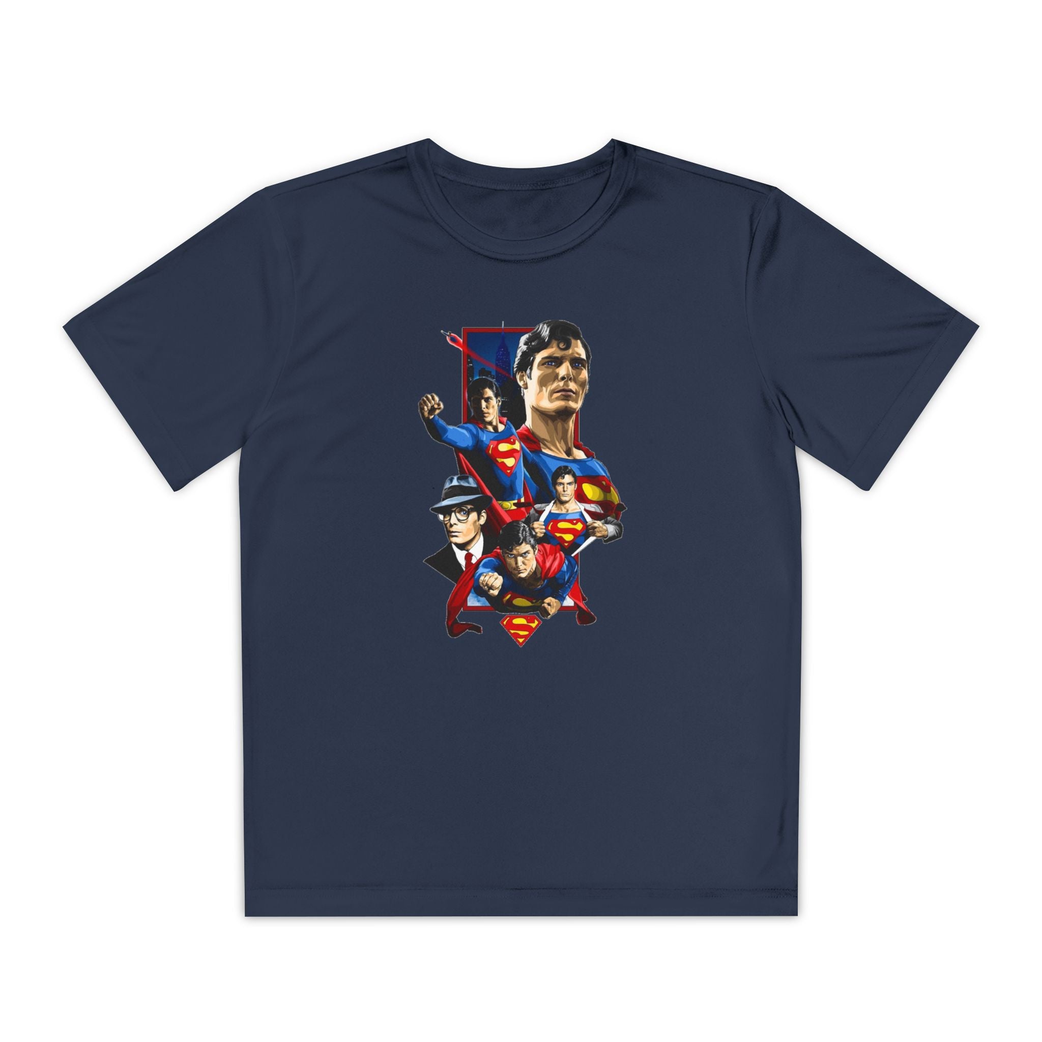 Superman Youth T-Shirt Sports Graphic Tee, Cool Athletic Shirt for Kids, Perfect for Sports Events, Team Spirit