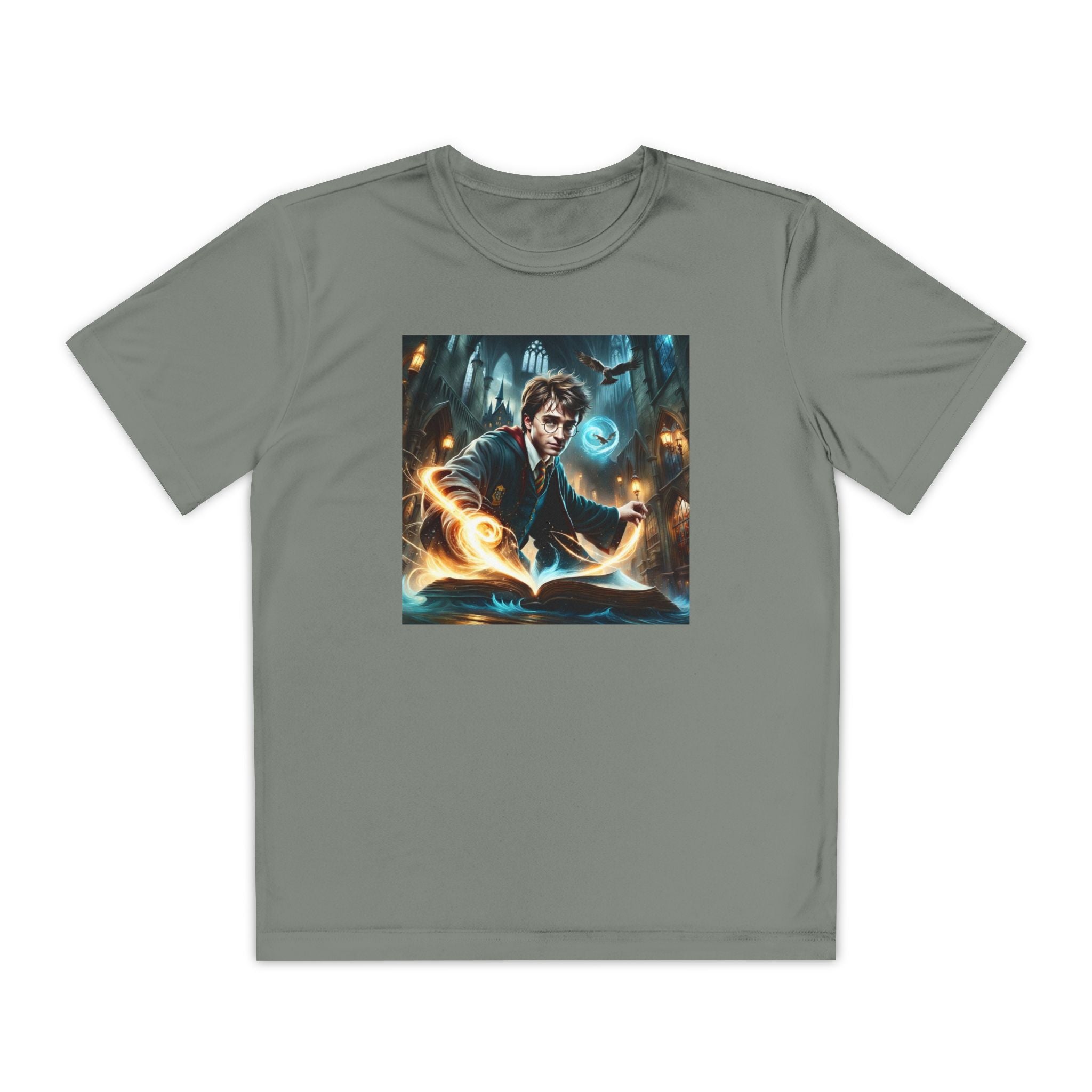 Youth Competitor Tee - Harry Potter, Wizard School Shirt, Magical Kids Top, Hogwarts Fan Gift, Sorcerer's Stone T-Shirt