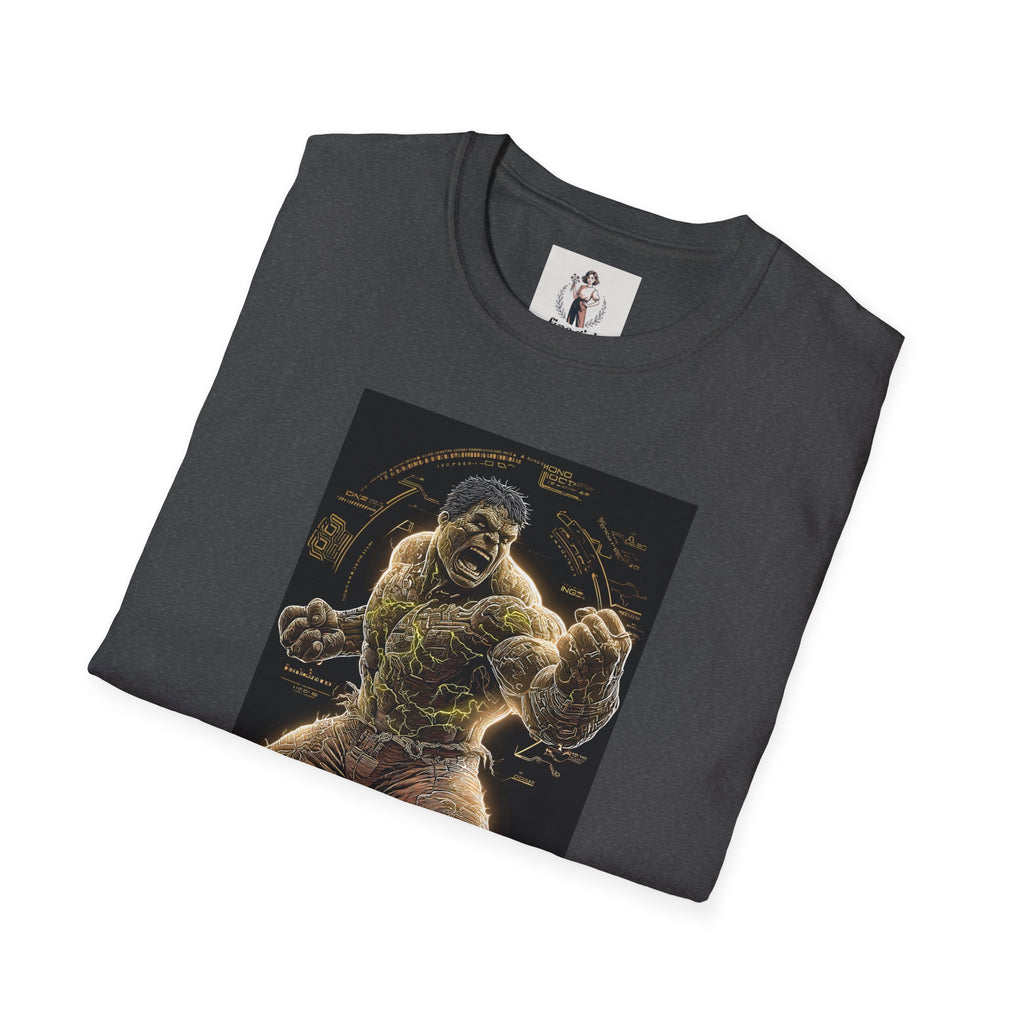 The Incredible Hulk Superhero Marvel Unisex Softstyle T-Shirt, Comic Book Tee, Geeky Clothing, Cosplay Costume Top