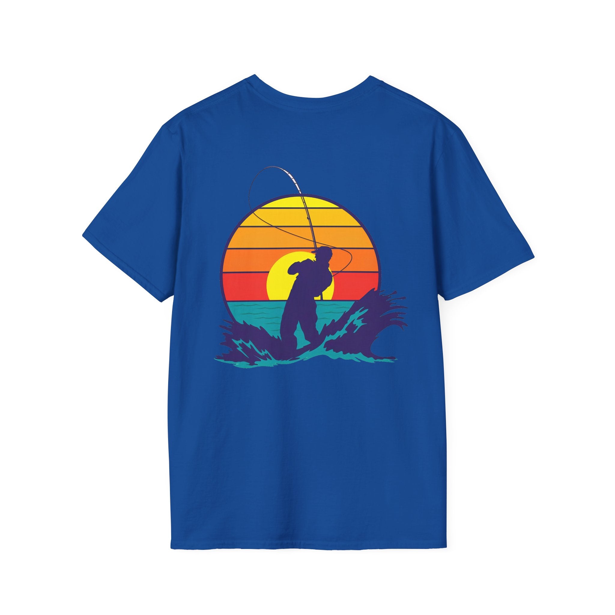 Patriotic Fishing t-shirt, American Flag Tee, 4th of July Shirt, USA Independence Day Top, Patriotic Graphic Tee, Unisex Patriotic