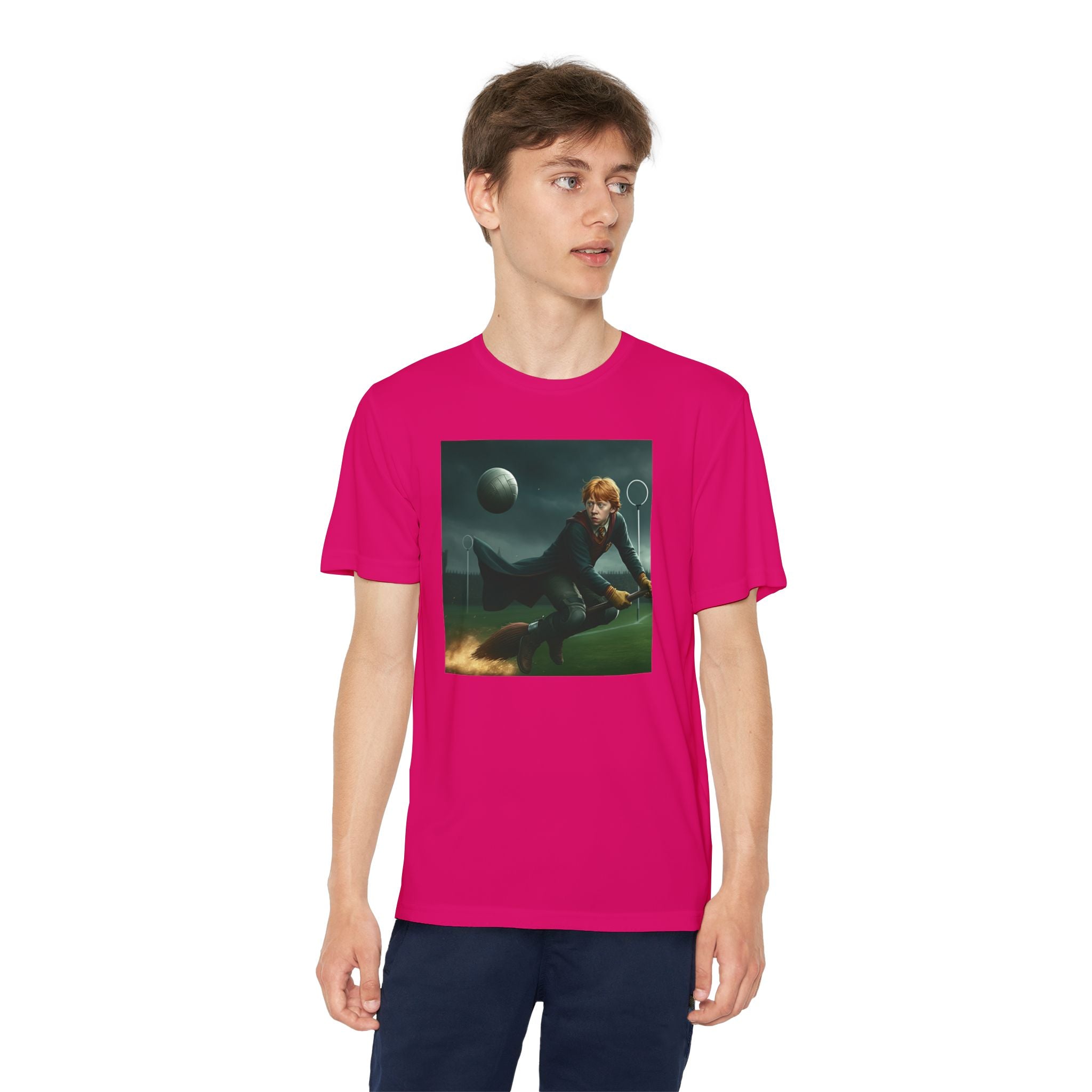 Youth Competitor Tee - Harry Potter, Wizard School Shirt, Magical Kids Top, Hogwarts Fan Gift, Sorcerer's Stone T-Shirt