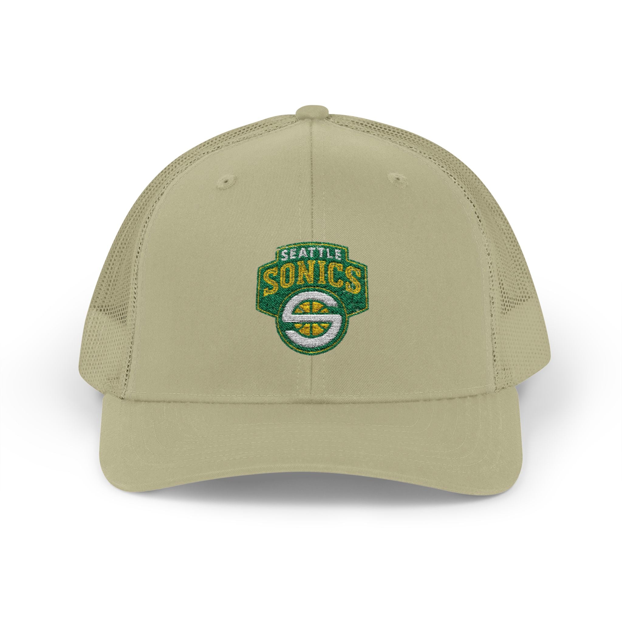 The Seattle SuperSonics Snapback Trucker Cap, American Flag Hat, Outdoor Cap, Casual Wear, Gift for Dad, 4th of July Apparel