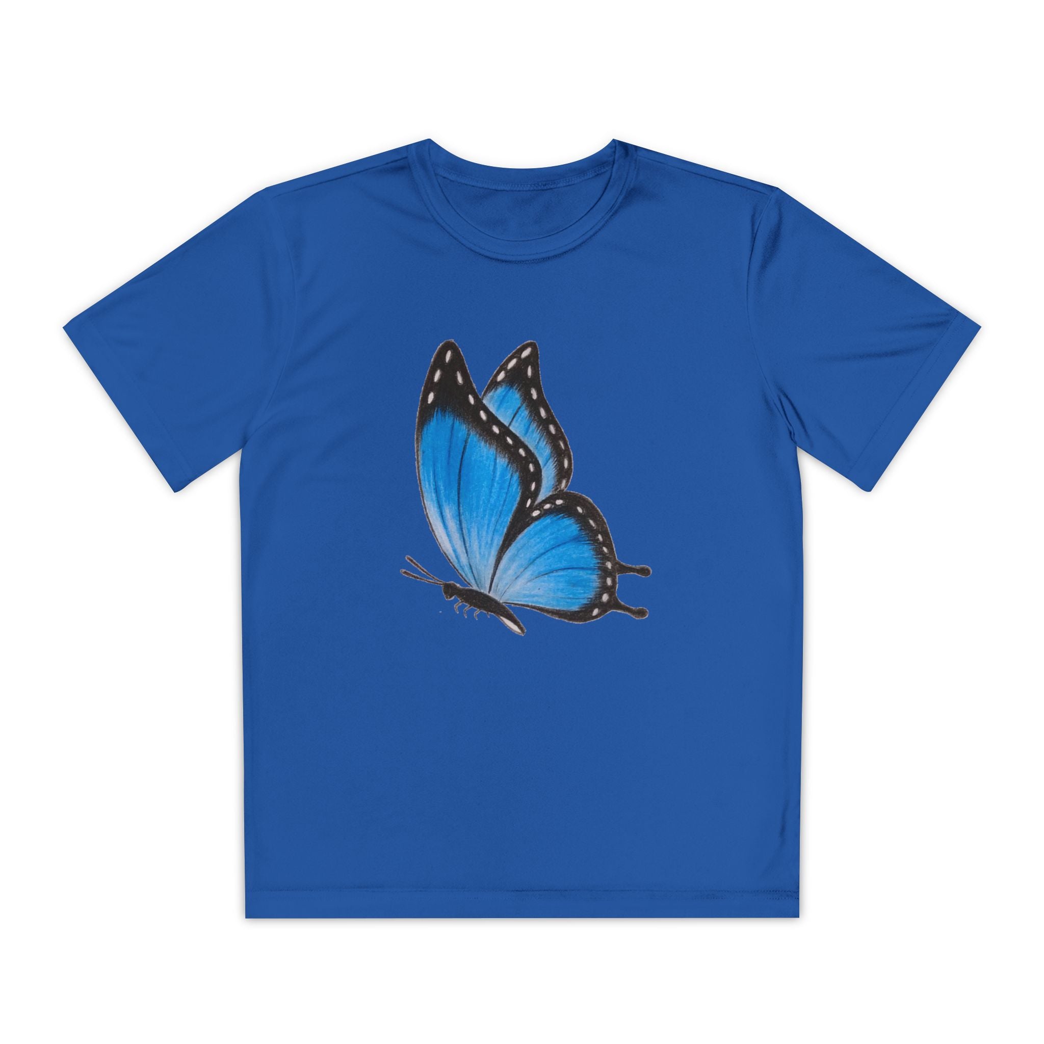 Butterffy Youth T-Shirt Sports Graphic Tee, Cool Athletic Shirt for Kids, Perfect for Sports Events, Team Spirit