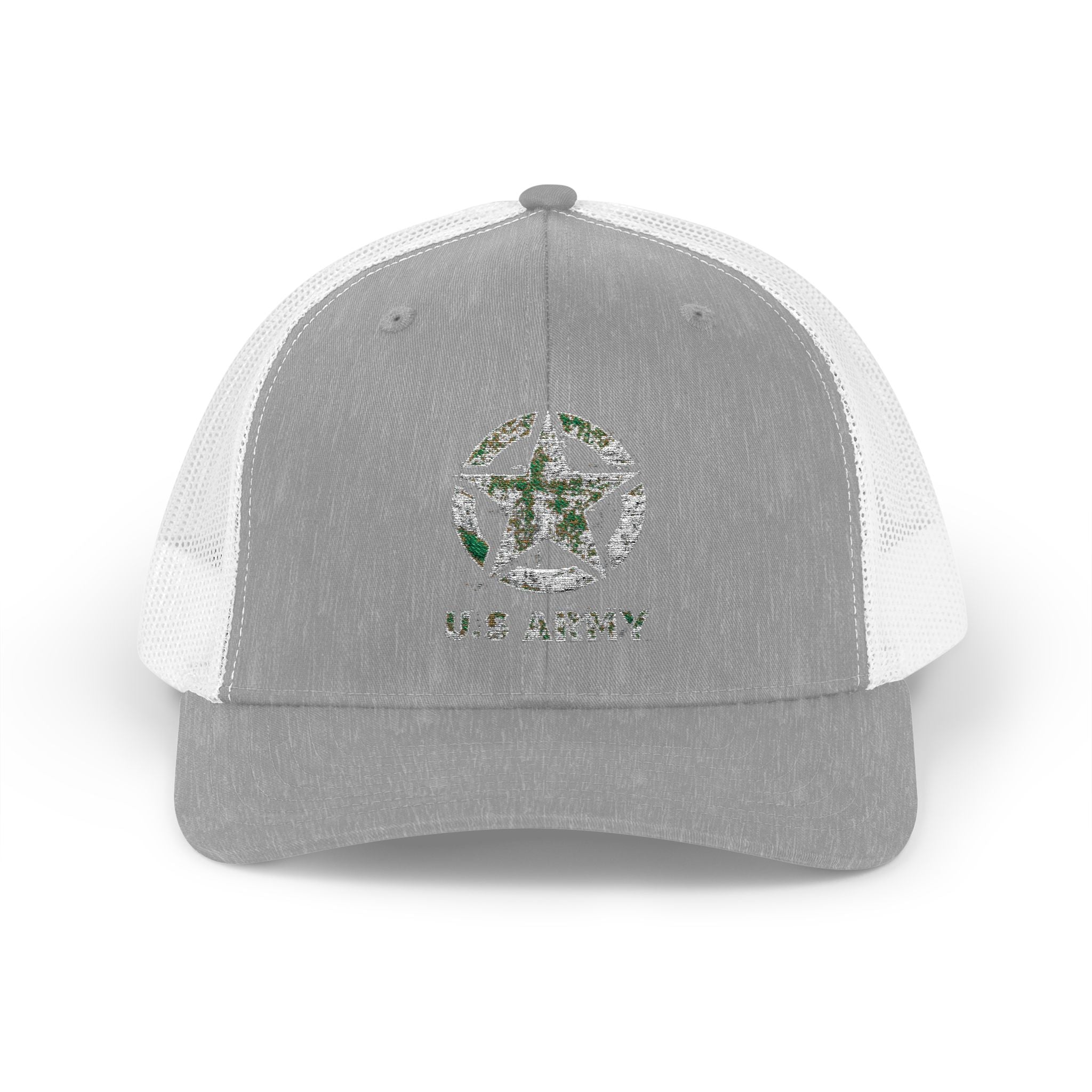 US Army Patriotic Snapback Trucker Cap with Thin Red Line Design, Ideal for First Responders, Supportive Gifts, Memorials, Everyday Wear