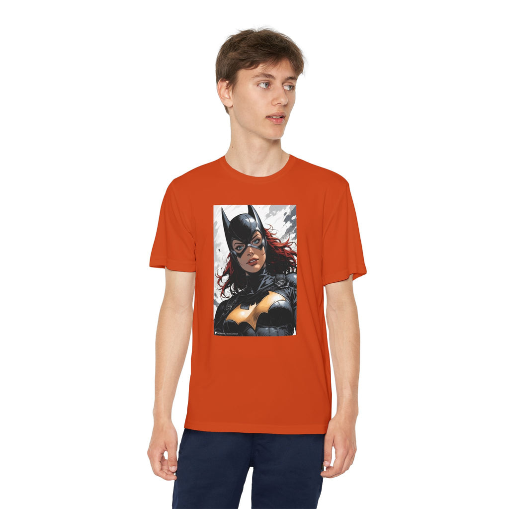 Superhero Youth T-Shirt Sports Graphic Tee, Cool Athletic Shirt for Kids