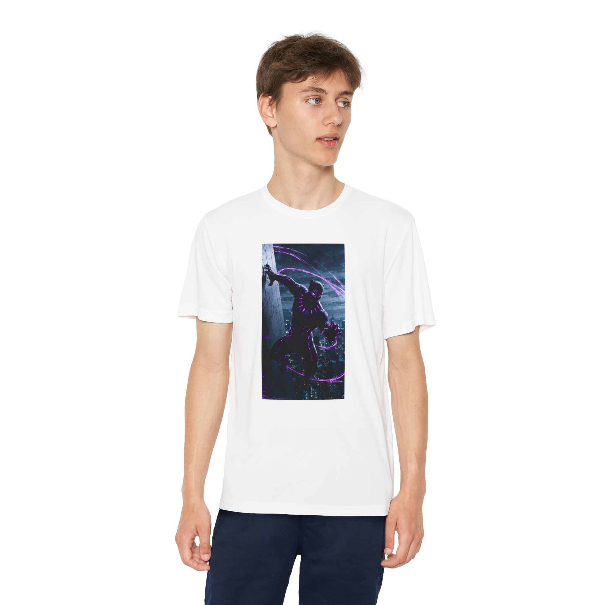 The Black Panther Superhero Marvel Patriotic, Kids Graphic T-Shirt, Boys Hero Top, Girls Comic Book Clothing, Birthday