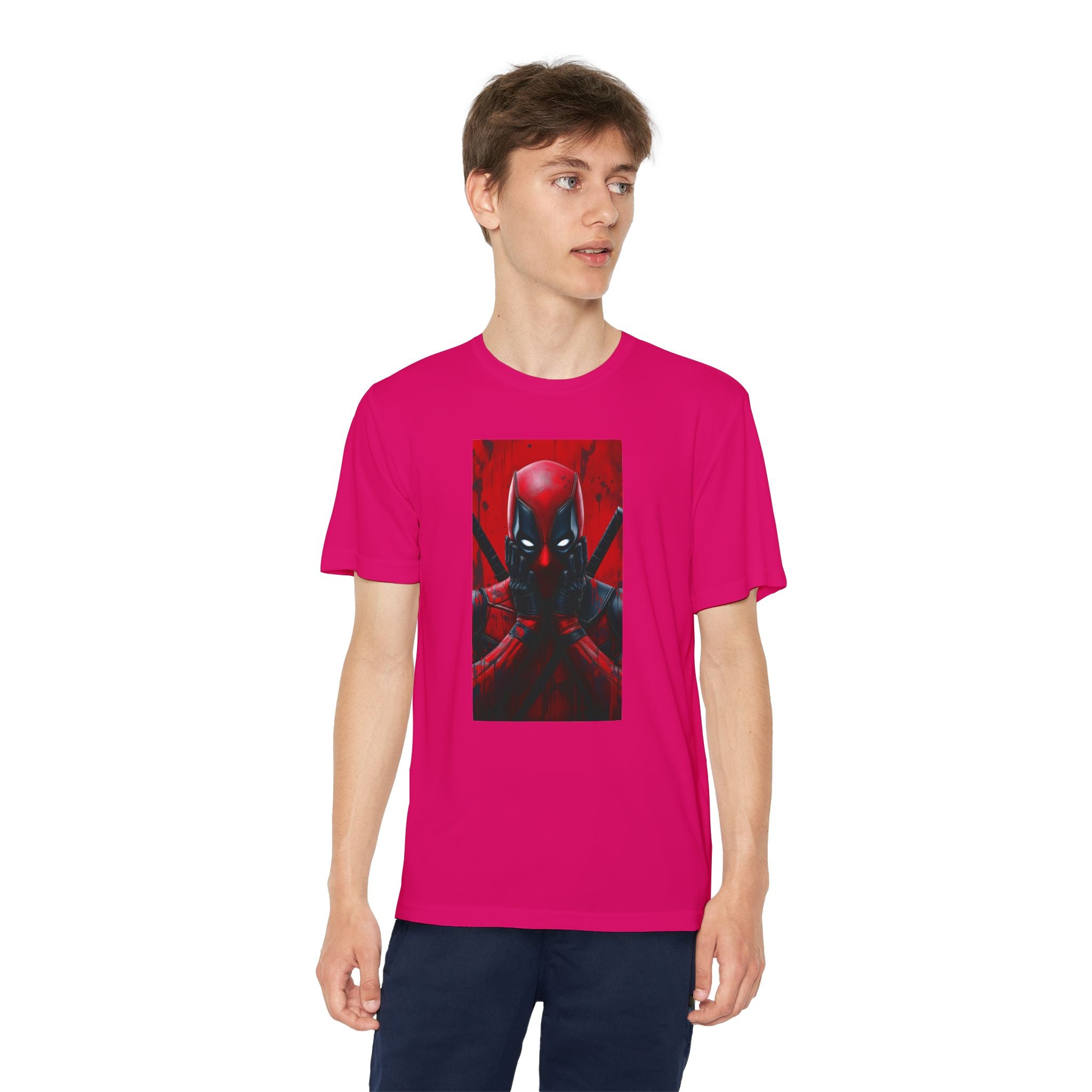 Deadpool Superhero Marvel Patriotic, Kids Graphic T-Shirt, Boys Hero Top, Girls Comic Book Clothing, Birthday