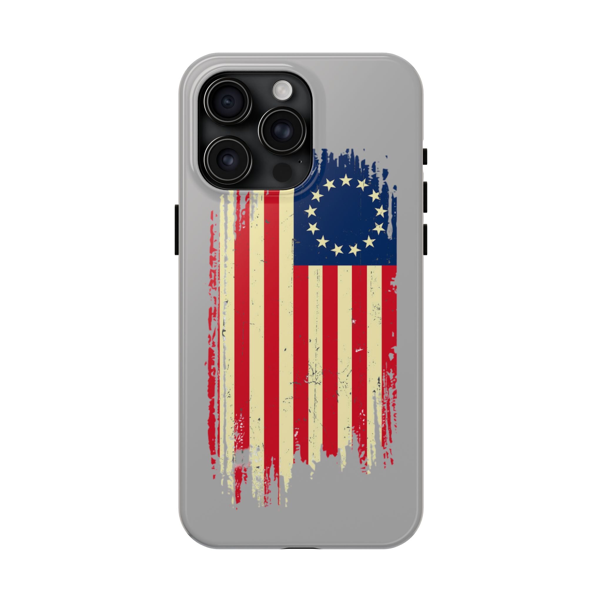 Patriotic Phone Cases with Vintage Flag Design, Tough Case for Independence Day, Memorial Day, 4th of July, Gift for Veterans, USA Pride
