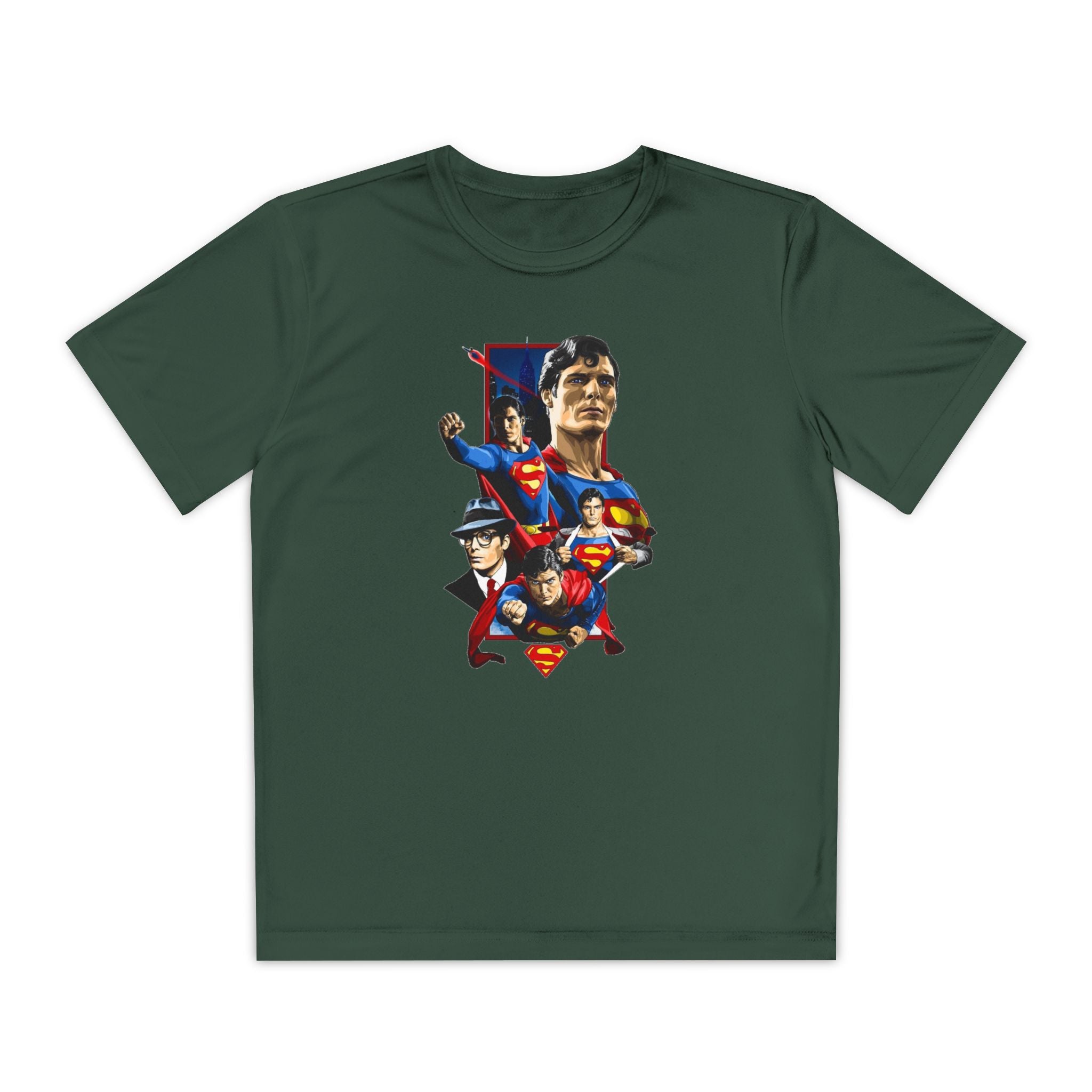 Superman Youth T-Shirt Sports Graphic Tee, Cool Athletic Shirt for Kids, Perfect for Sports Events, Team Spirit