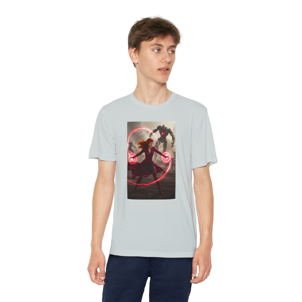 Superhero Youth T-Shirt Sports Graphic Tee, Cool Athletic Shirt for Kids