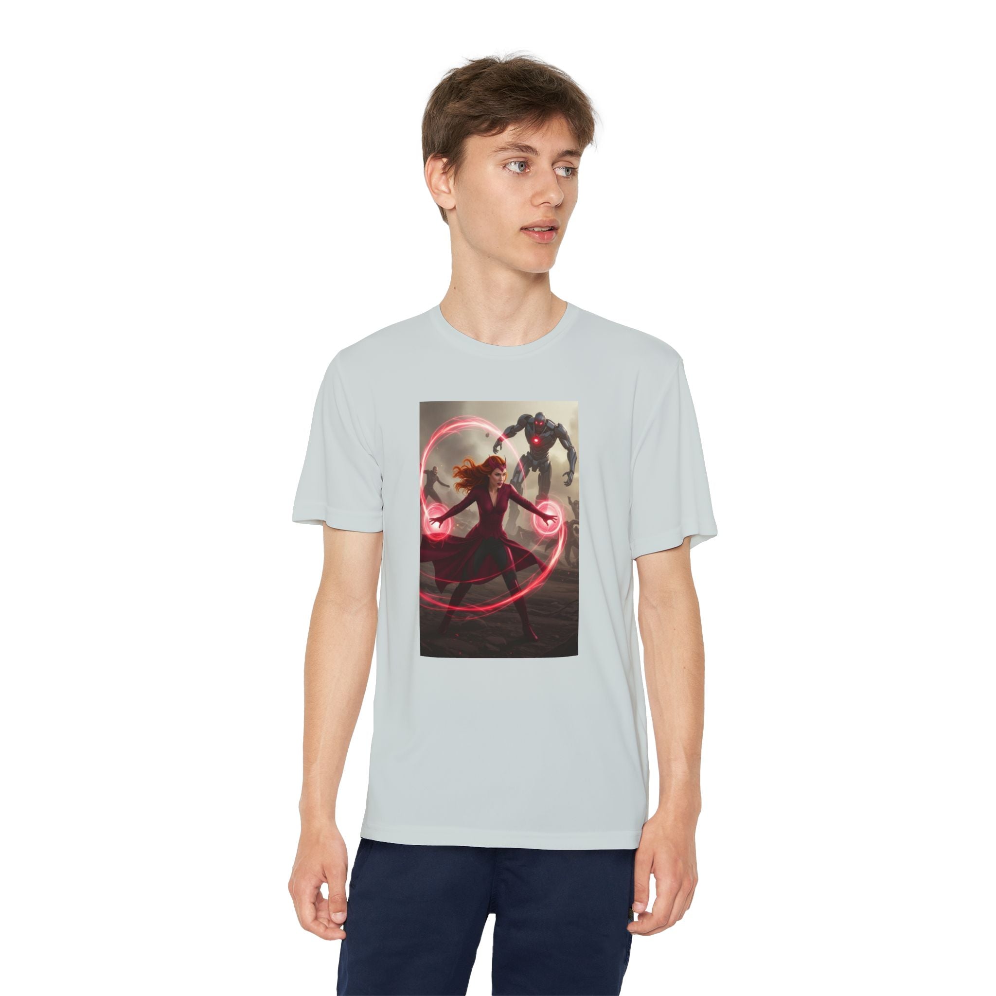 Superhero Youth T-Shirt Sports Graphic Tee, Cool Athletic Shirt for Kids