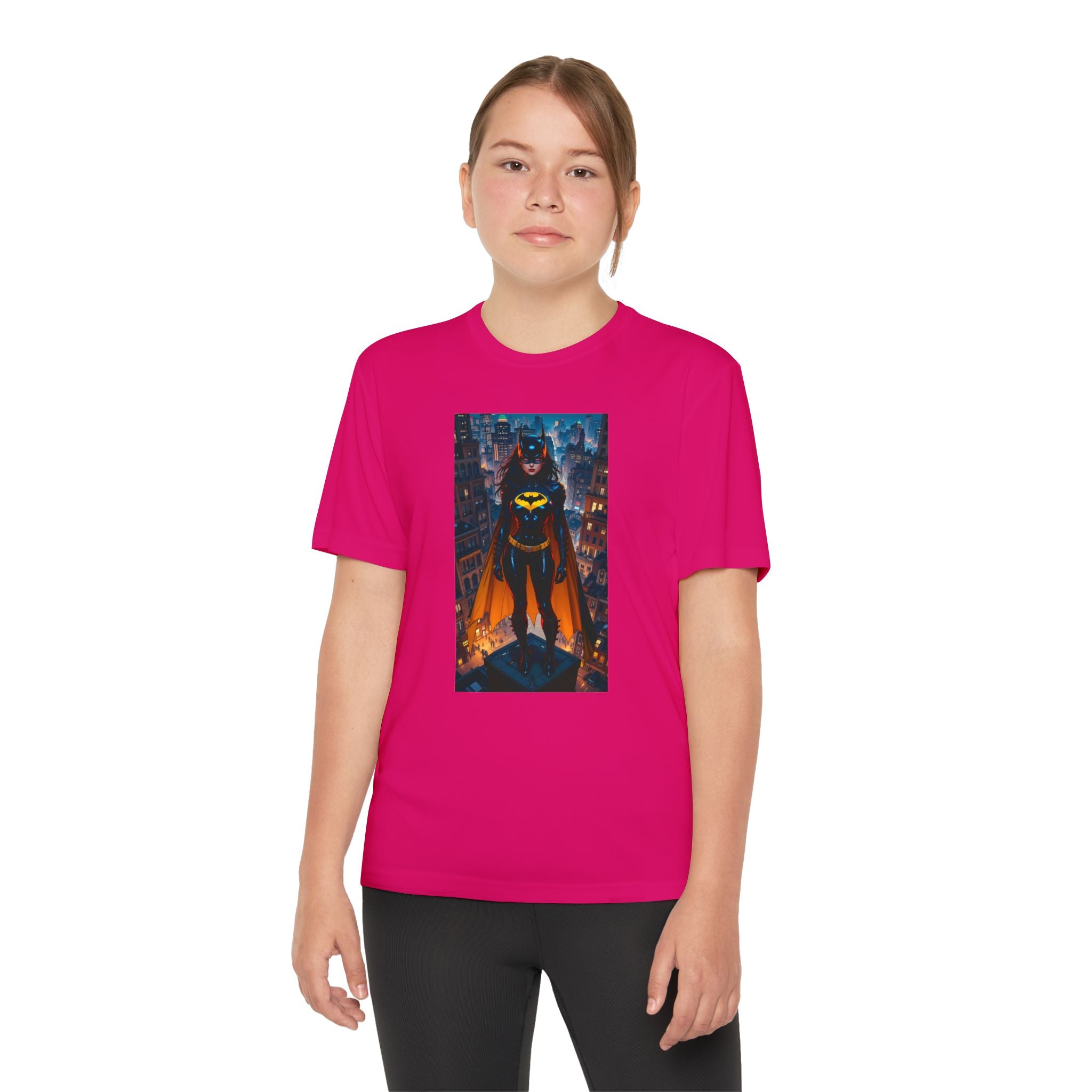 Copy of Superhero Youth T-Shirt Sports Graphic Tee, Cool Athletic Shirt for Kids