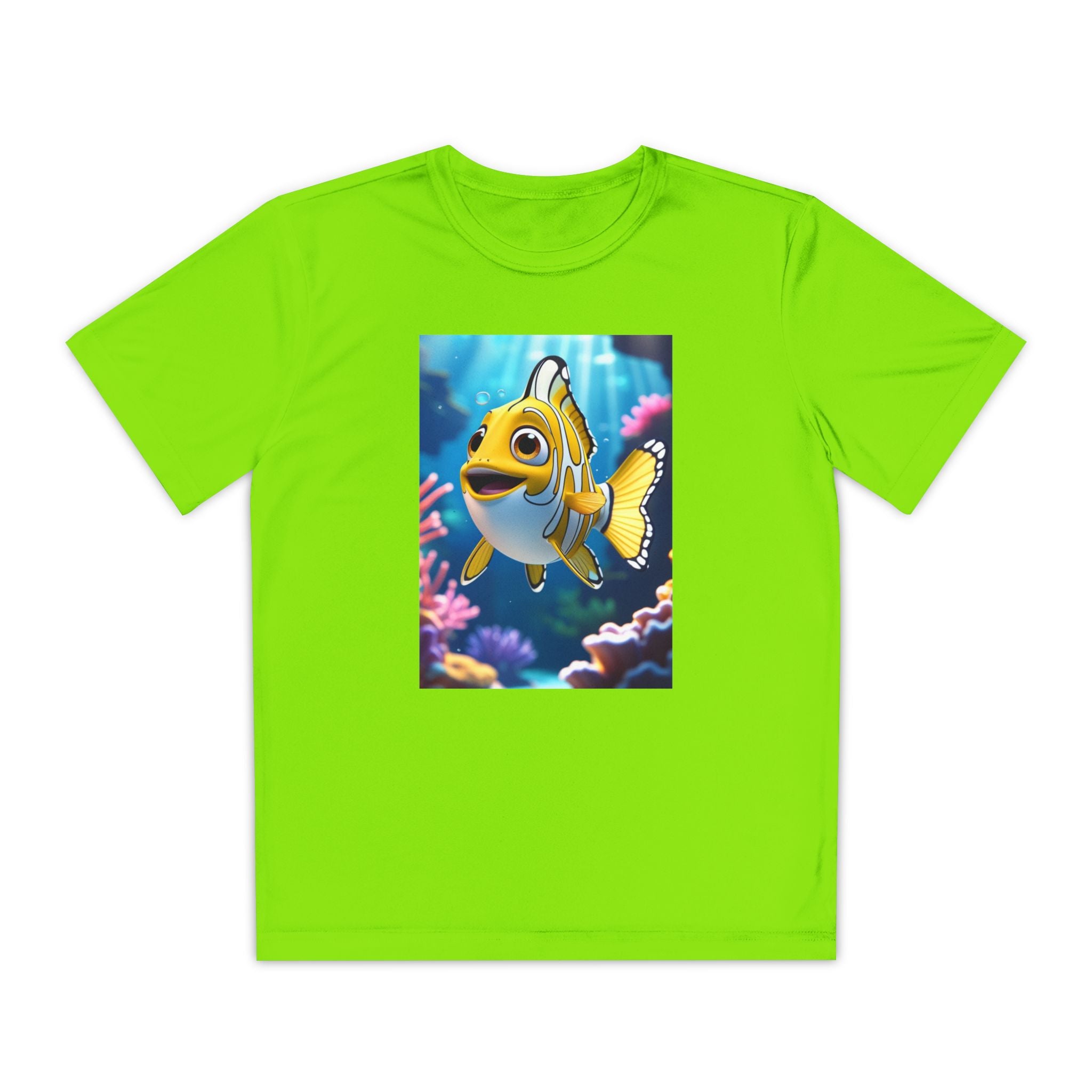 Nemo Fish Ocean Youth T-Shirt - Underwater Kids Tee, Finding Nemo Shirt, Beach Vacation Clothing, Ocean Lover Gift, Fish Theme Top