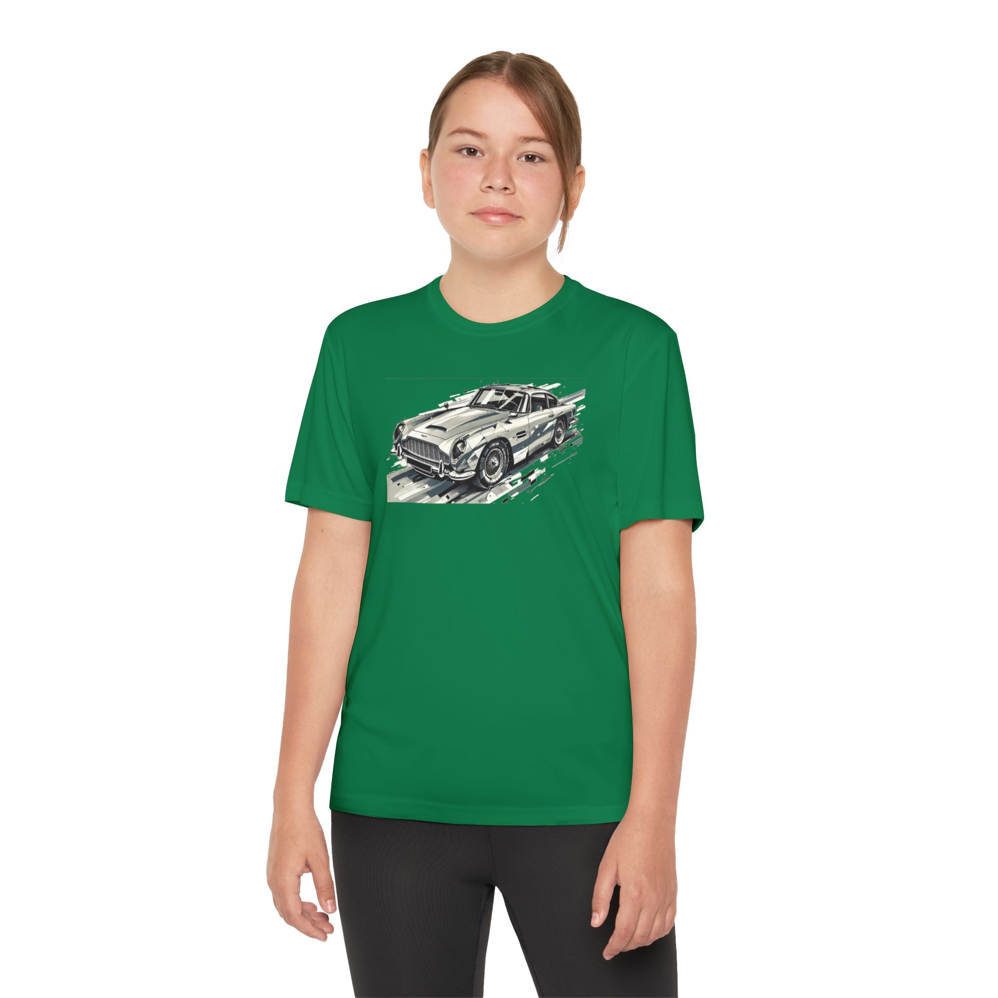 Aston Martin Youth T-Shirt Sports Graphic Tee, Cool Athletic Shirt for Kids, Perfect for Sports Events, Team Spirit