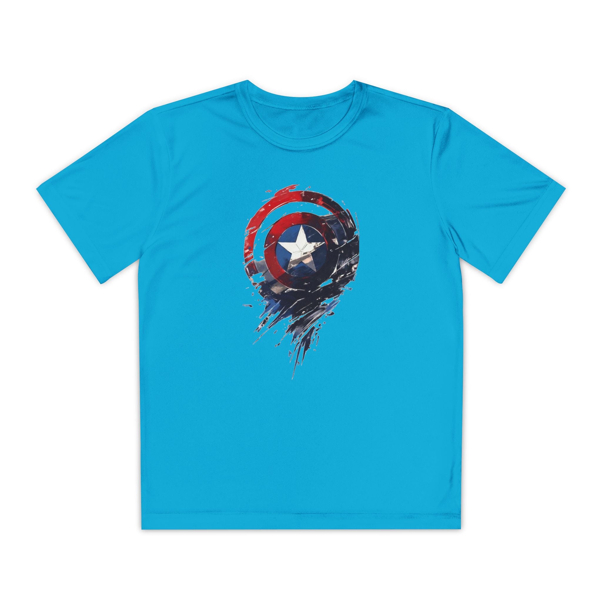 Advengers Youth T-Shirt Sports Graphic Tee, Cool Athletic Shirt for Kids