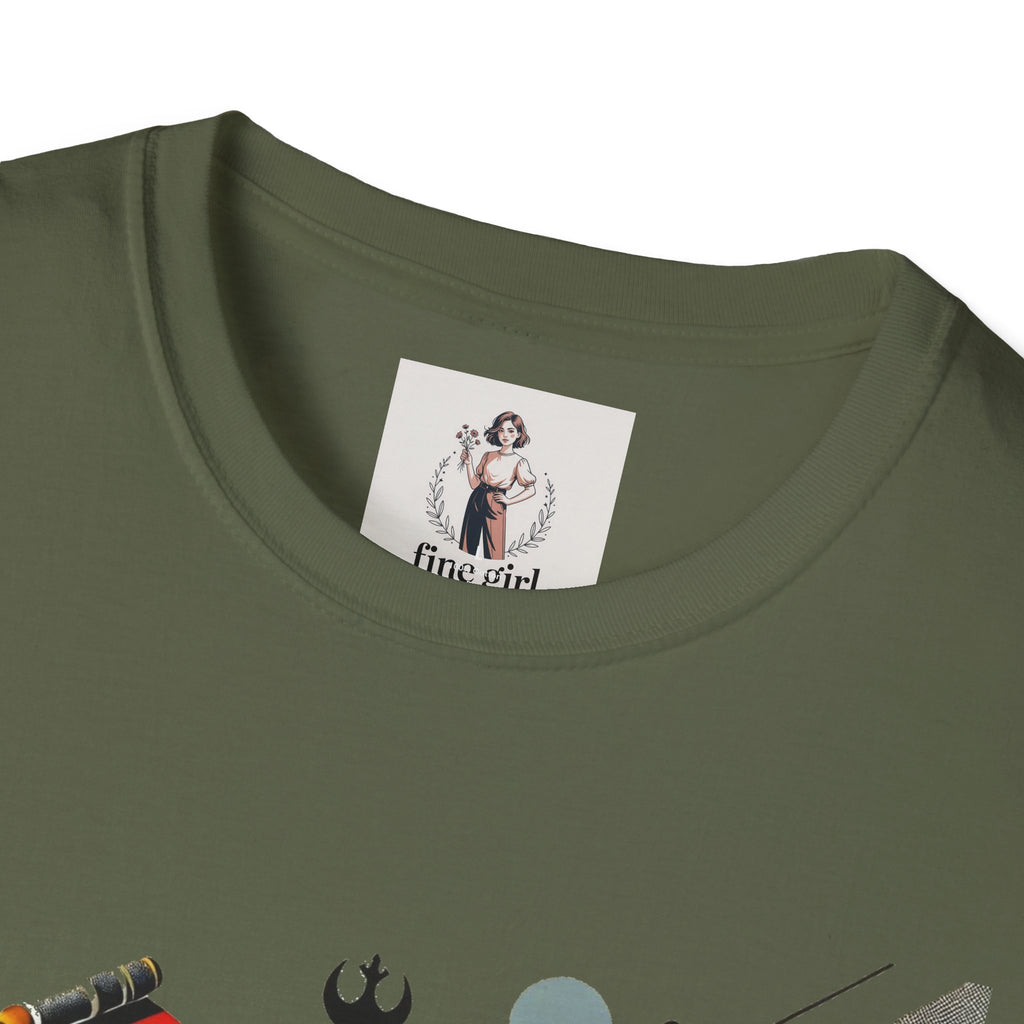 Star Wars Movie Themed T-Shirt Unisex Softstyle T-Shirt