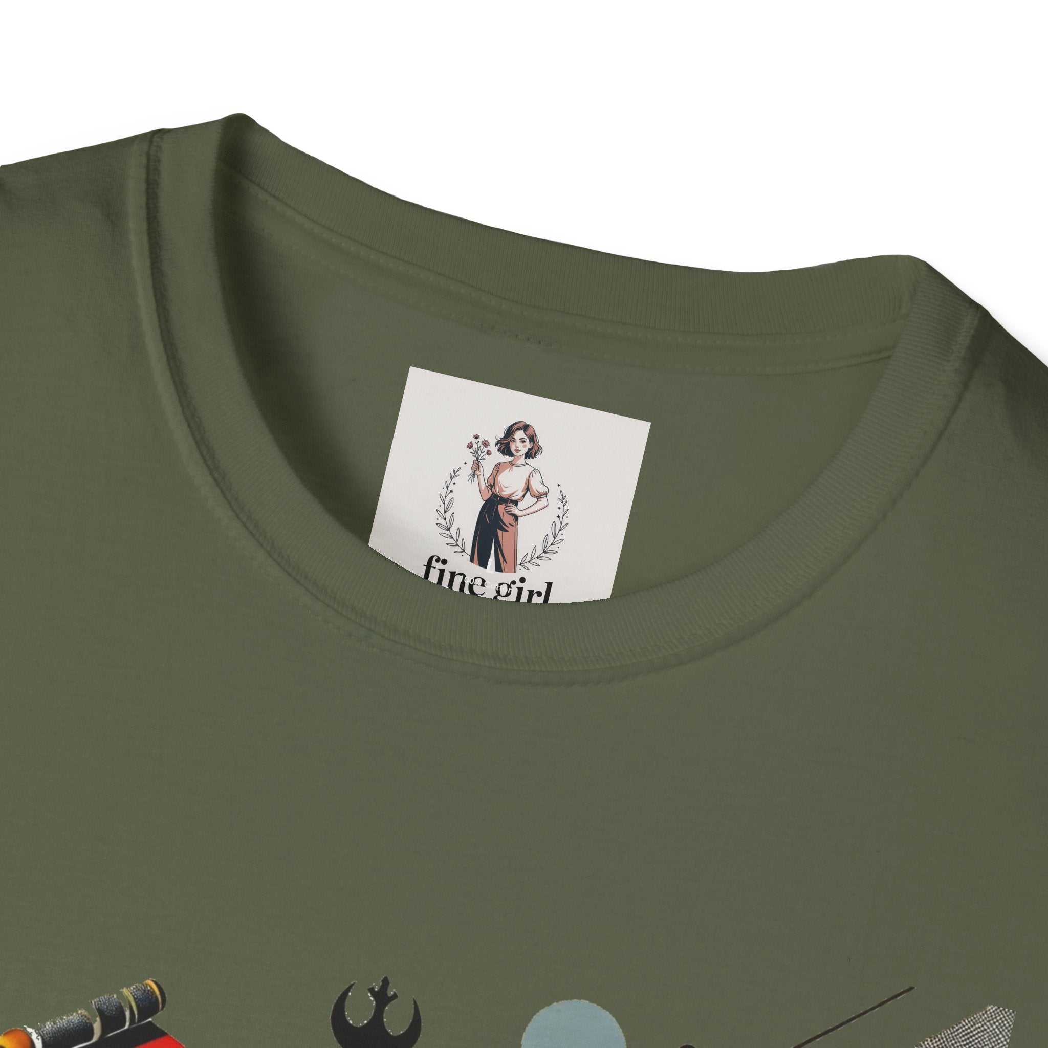Star Wars Movie Themed T-Shirt Unisex Softstyle T-Shirt