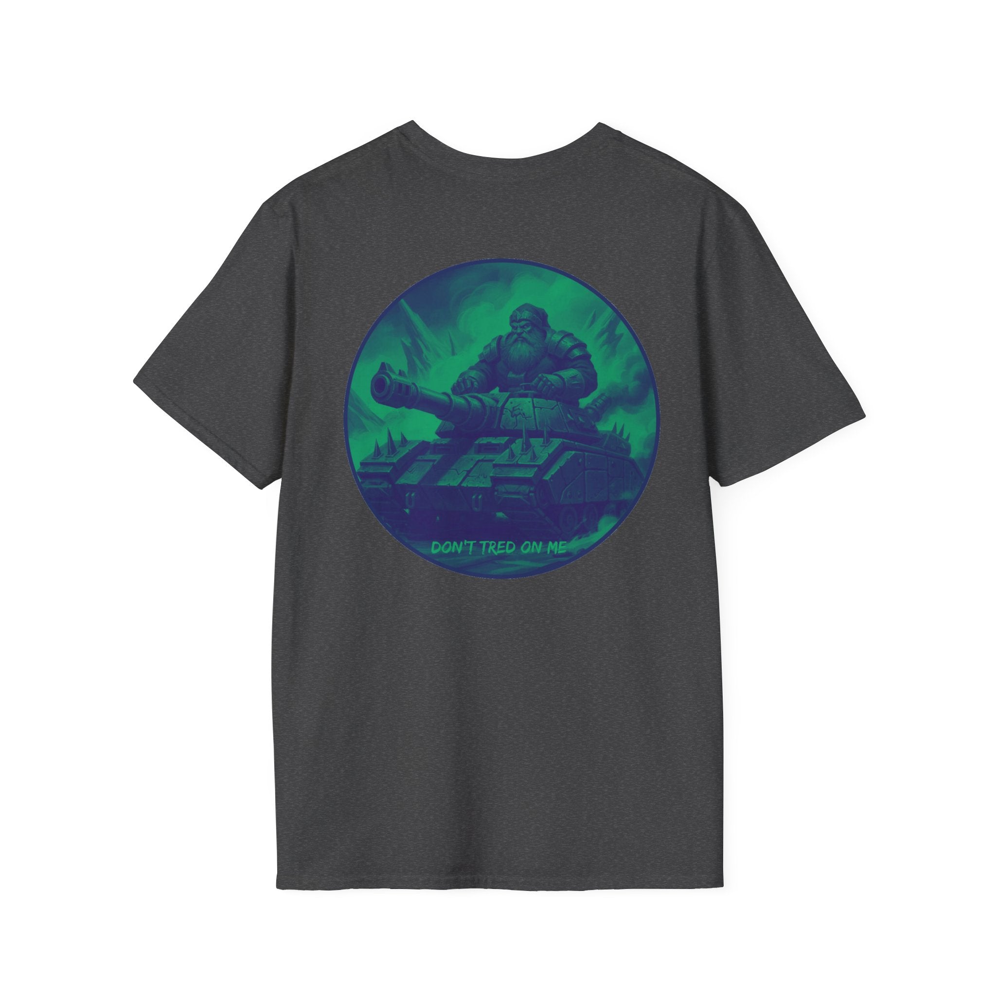 Santa Claus On A Tank Christmas ~ Unisex Softstyle T-Shirt