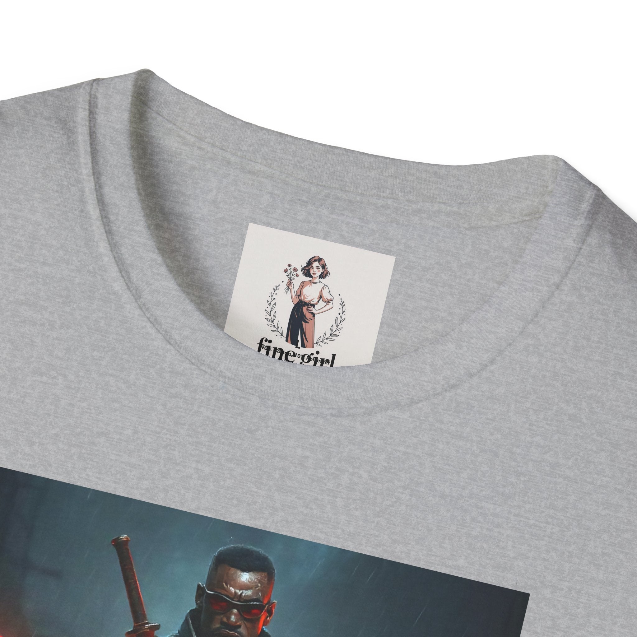 Blade Superhero Marvel Unisex Softstyle T-Shirt, Comic Book Tee, Geeky Clothing, Cosplay Costume Top