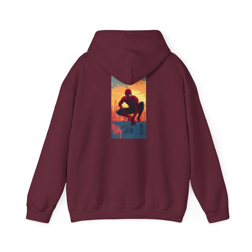 Hooded Sweatshirt - Spiderman Design