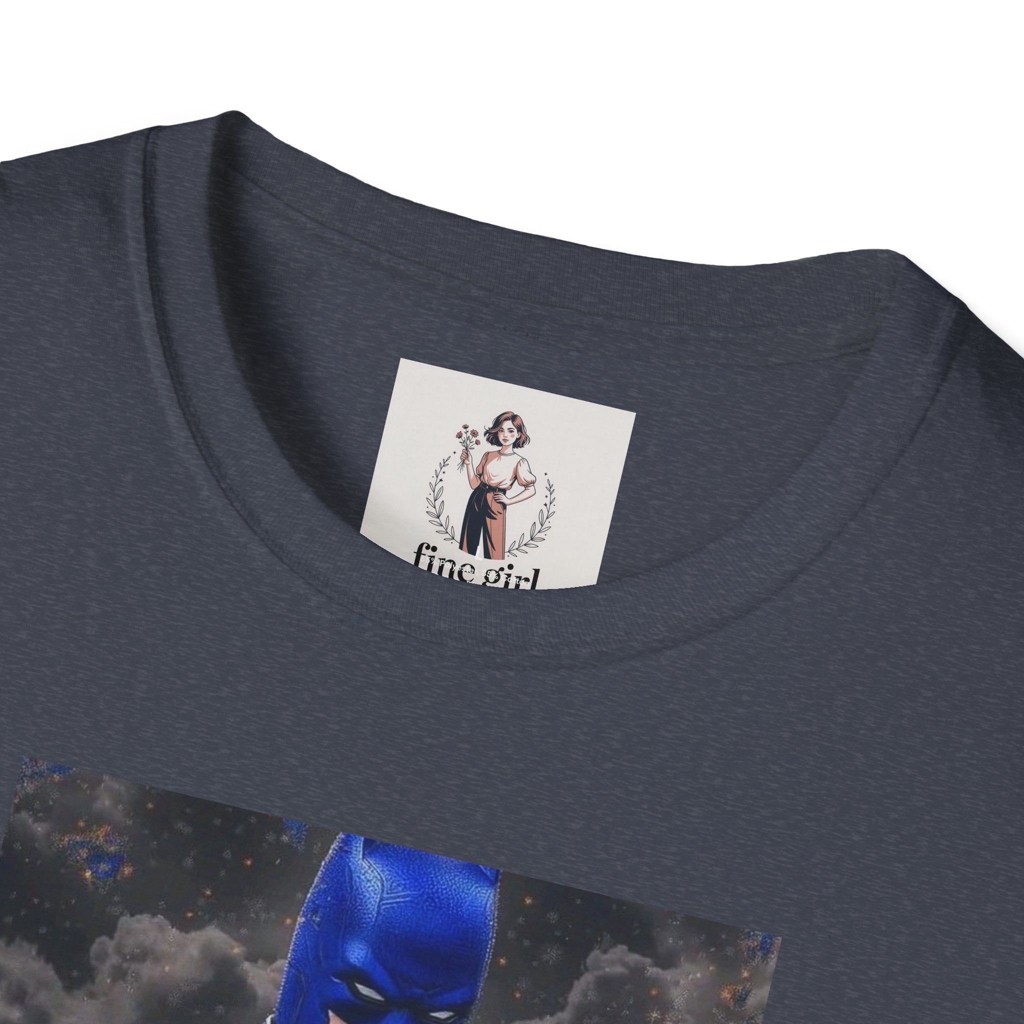 Batman Marvel Unisex Softstyle T-Shirt, Comic Book Tee, Geeky Clothing, Cosplay Costume Top