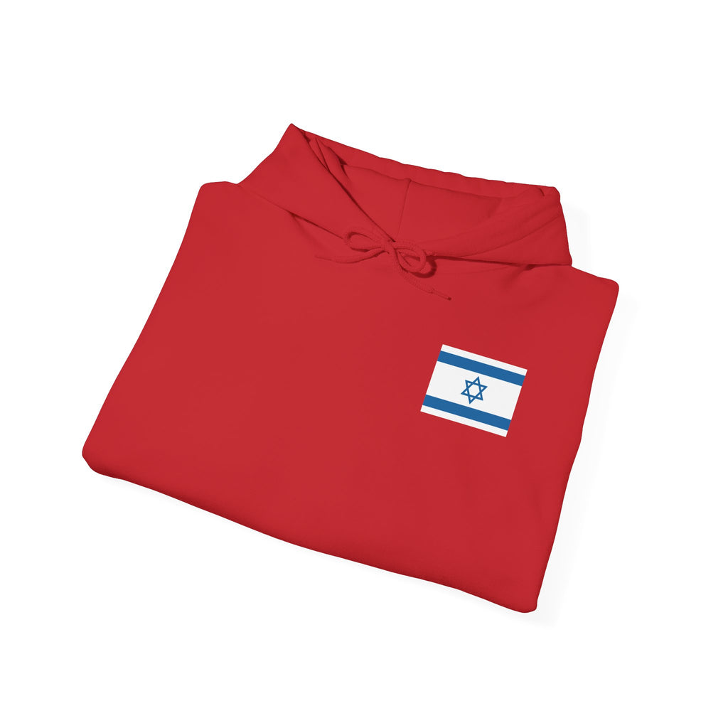 Isreal Flag And Map ~ Rebel Spirit Unisex Hoodie