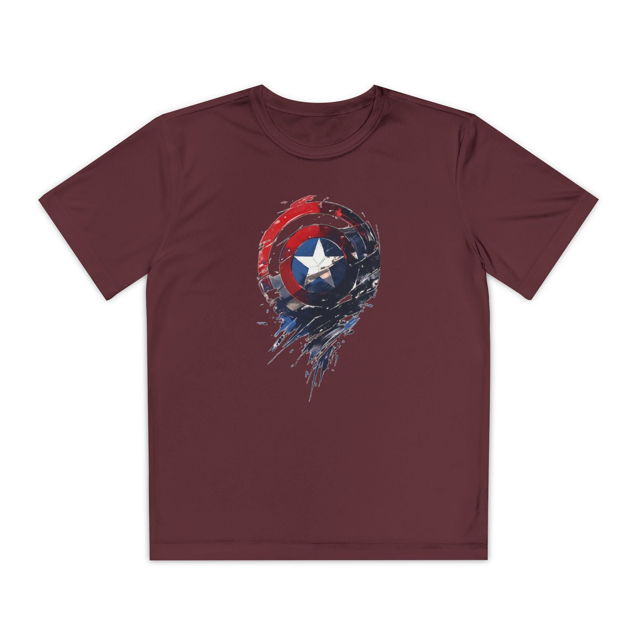 Advengers Youth T-Shirt Sports Graphic Tee, Cool Athletic Shirt for Kids