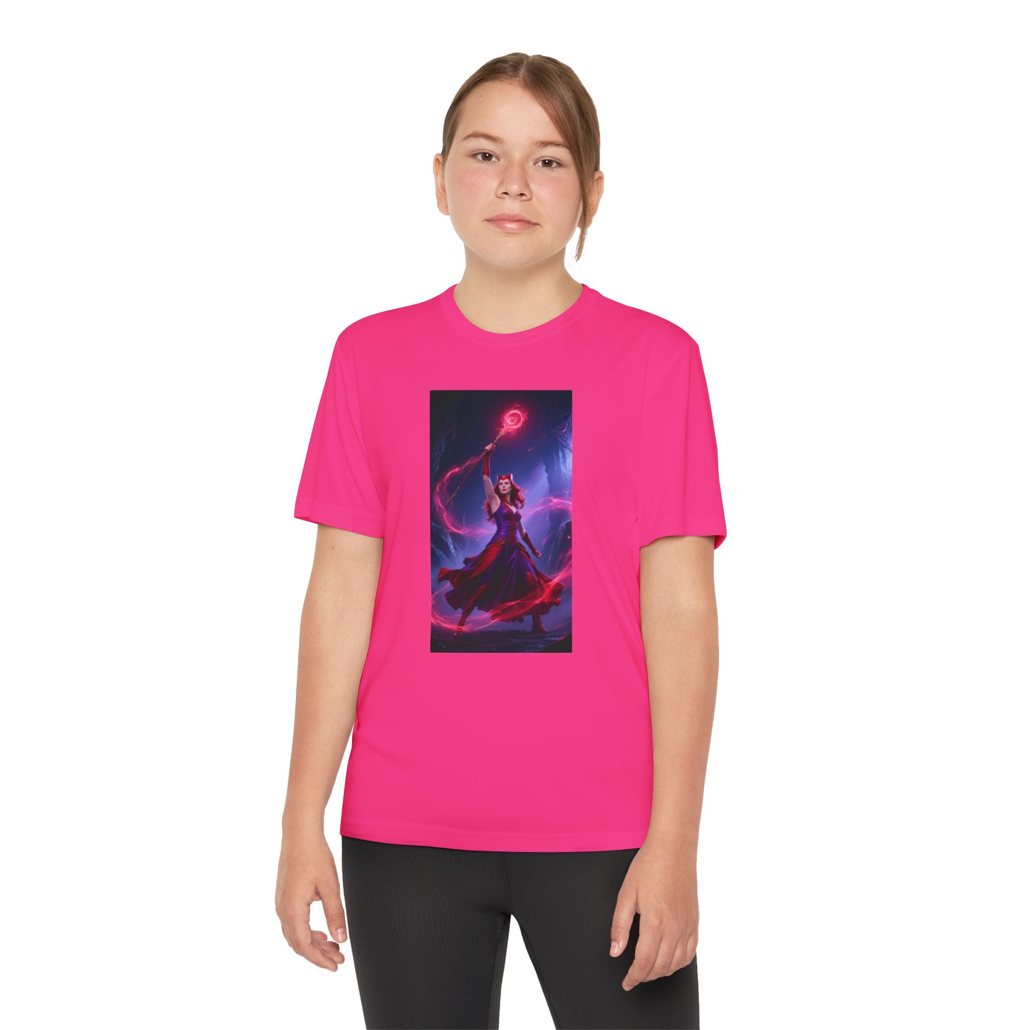 Superhero Youth T-Shirt Sports Graphic Tee, Cool Athletic Shirt for Kids