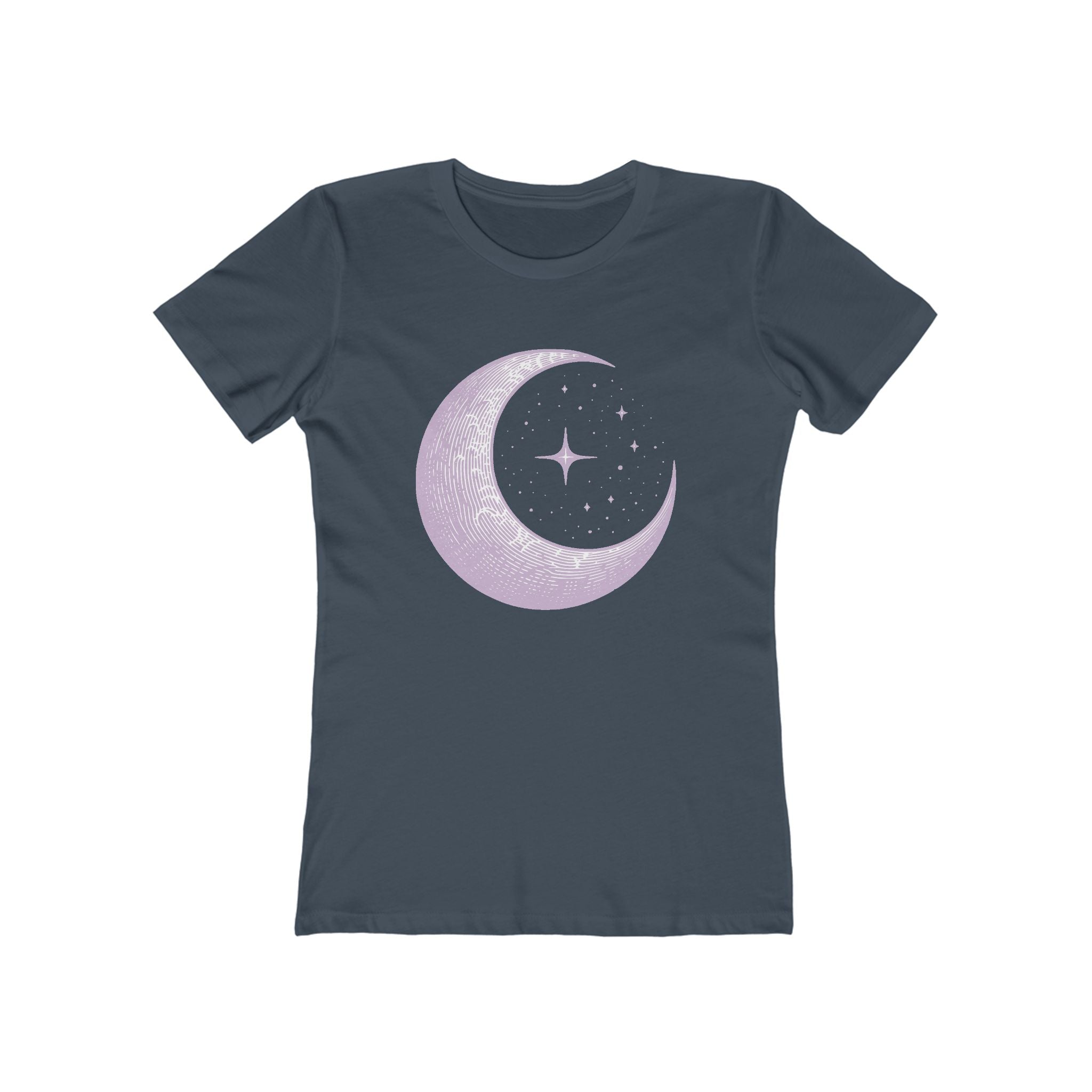 Moon Women's Tshirt, Lunar Graphic Tee, Celestial Shirt, Night Sky Top, Space Lover Gift