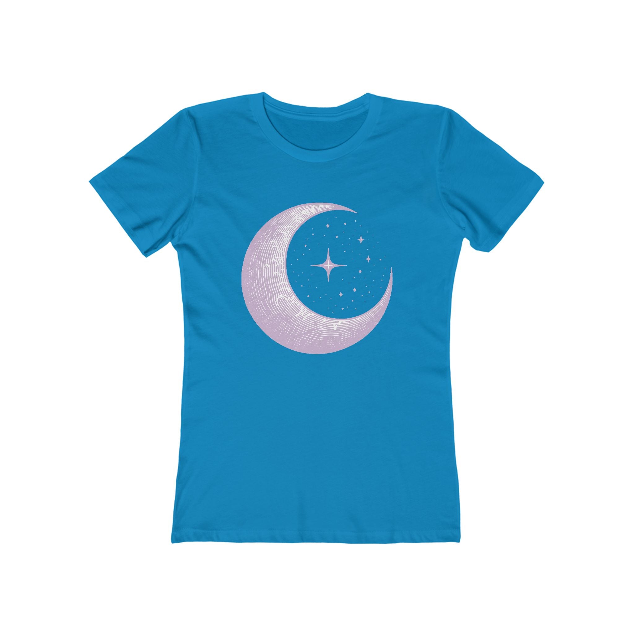 Moon Women's Tshirt, Lunar Graphic Tee, Celestial Shirt, Night Sky Top, Space Lover Gift