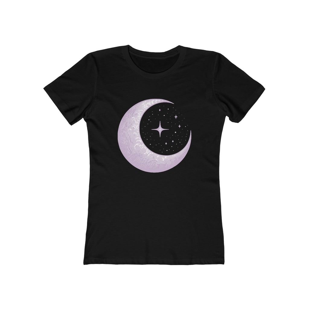 Moon Women's Tshirt, Lunar Graphic Tee, Celestial Shirt, Night Sky Top, Space Lover Gift